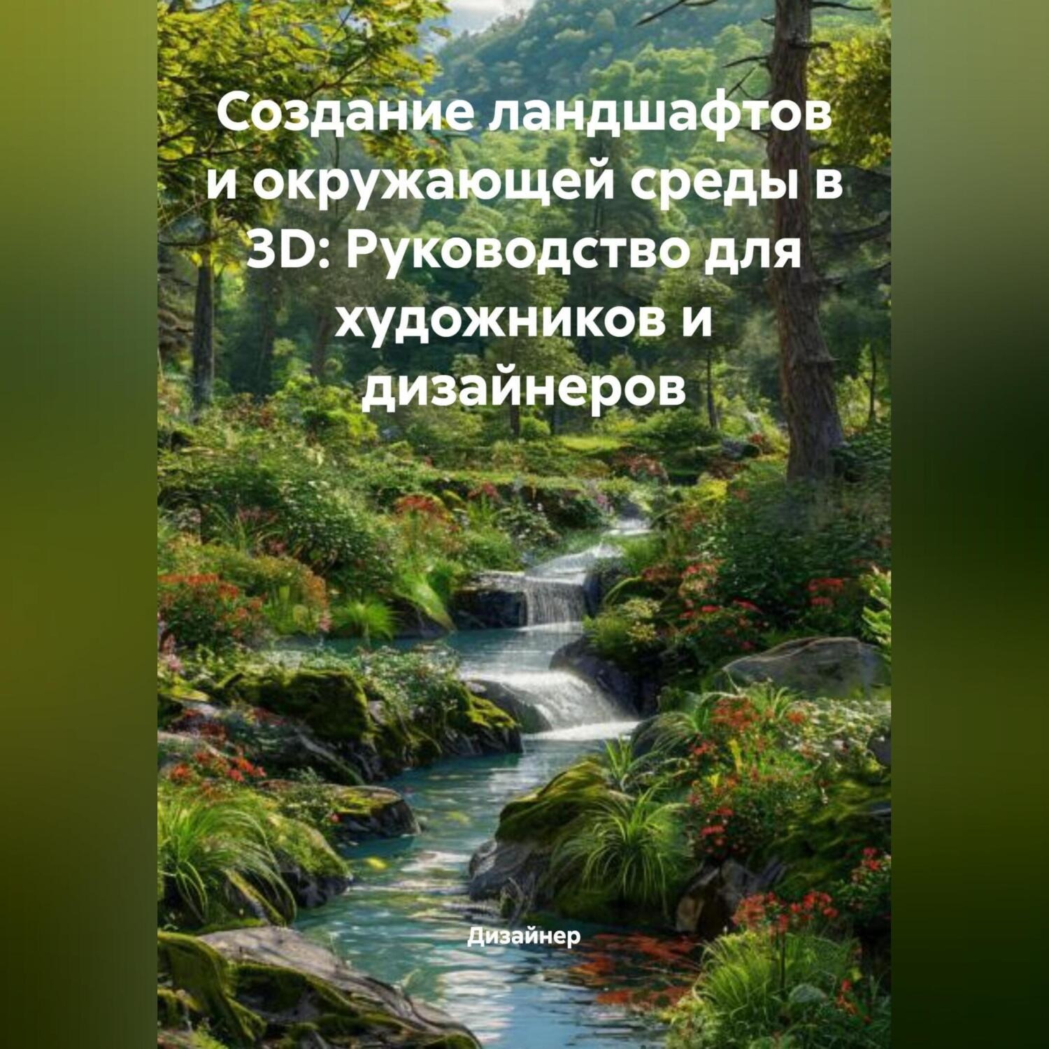 Обложка книги «Создание ландшафтов и окружающей среды в 3D: Руководство для художников и дизайнеров»