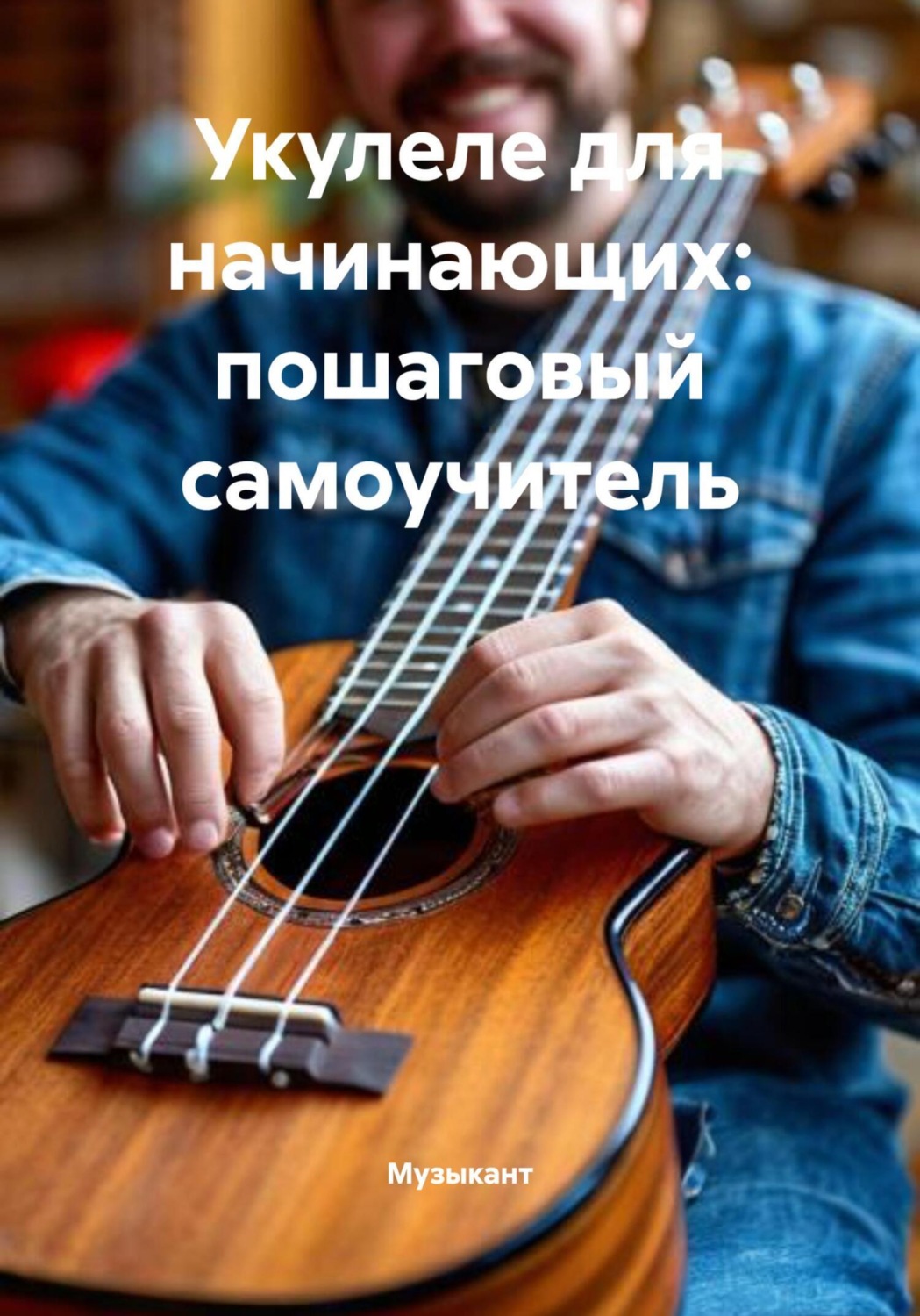 Обложка книги «Укулеле для начинающих: пошаговый самоучитель»