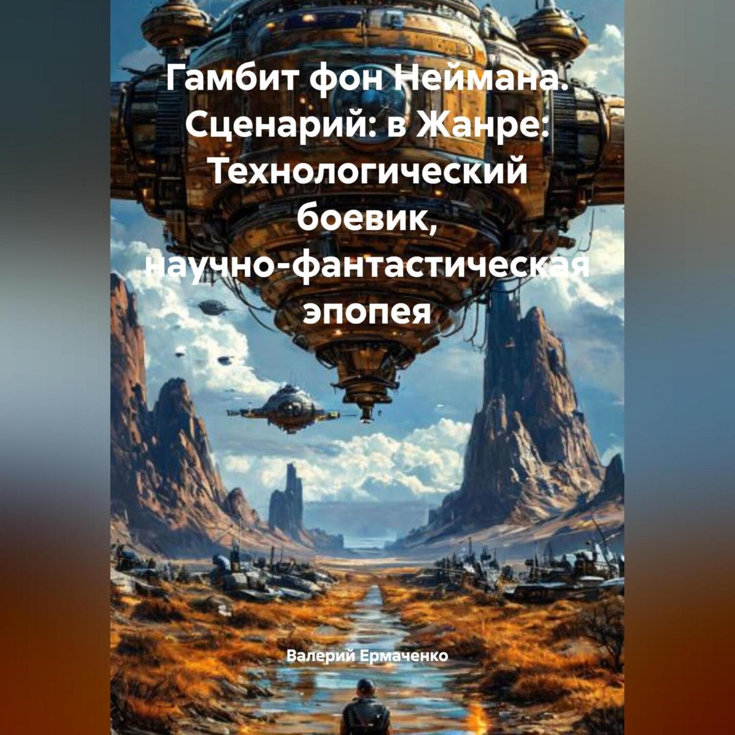 Обложка книги ««Гамбит фон Неймана» Сценарий: в Жанре:Технологический боевик / научно-фантастическая эпопея»