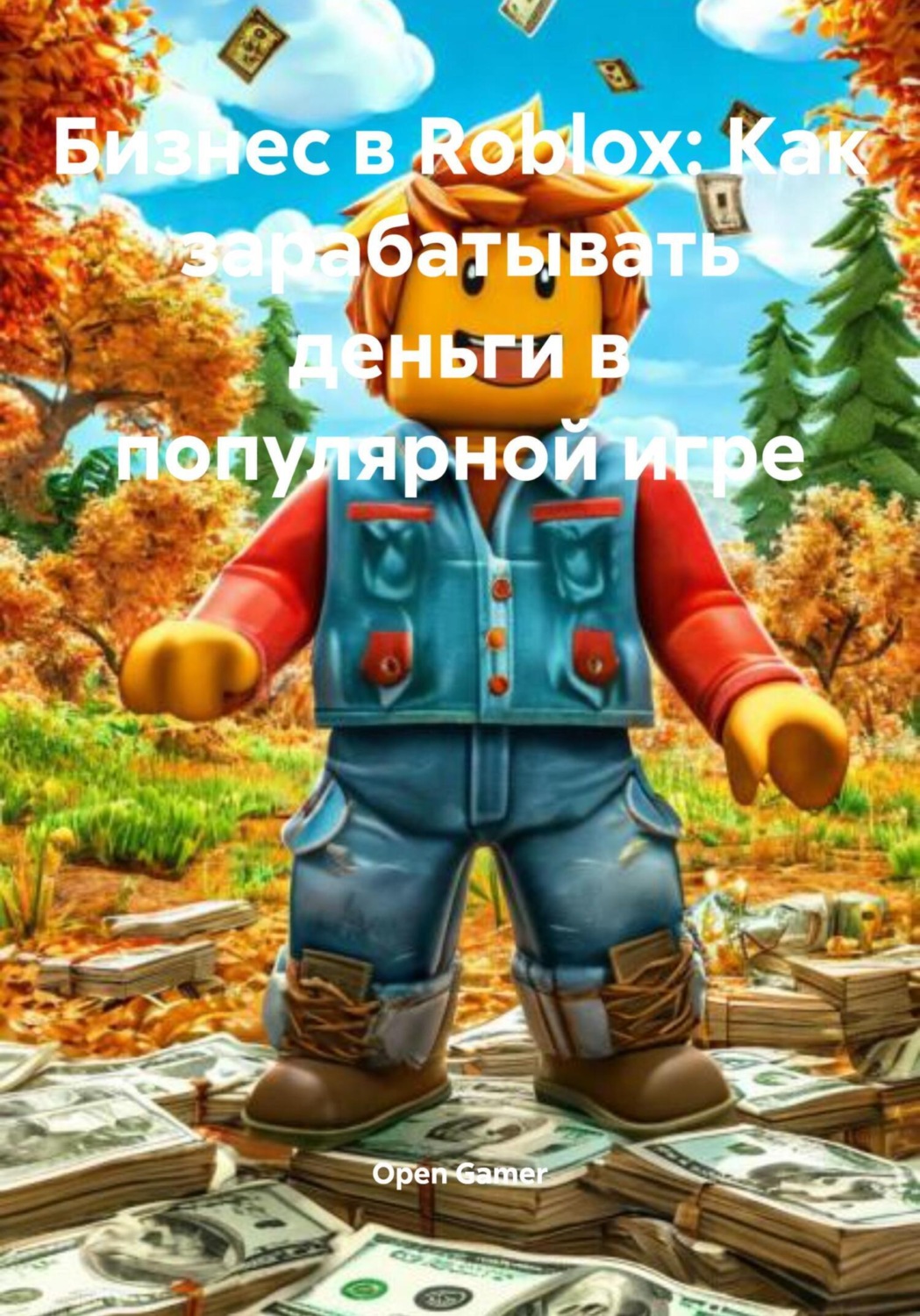 Обложка книги «Бизнес в Roblox: Как зарабатывать деньги в популярной игре»