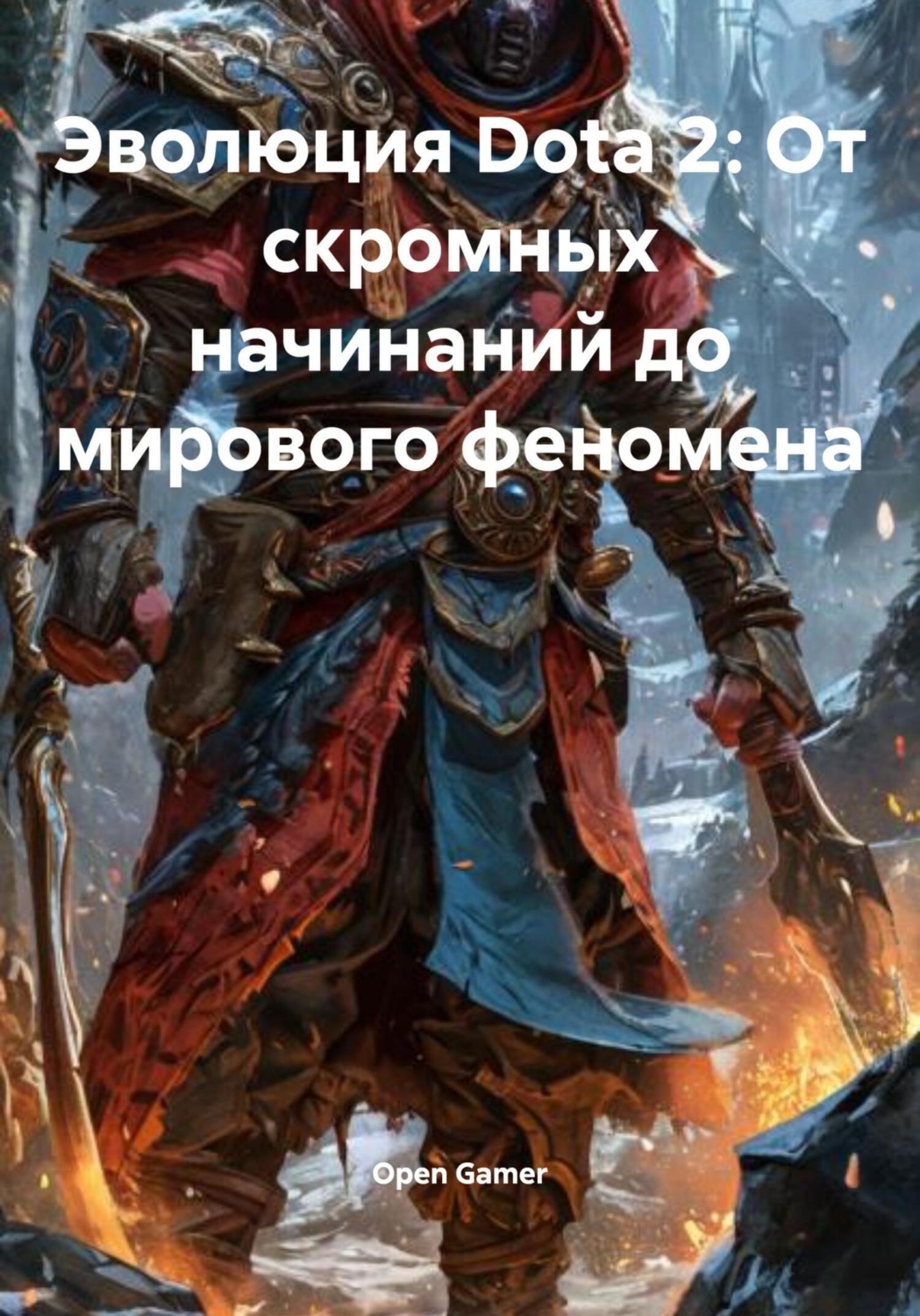 Обложка книги «Эволюция Dota 2: От скромных начинаний до мирового феномена»