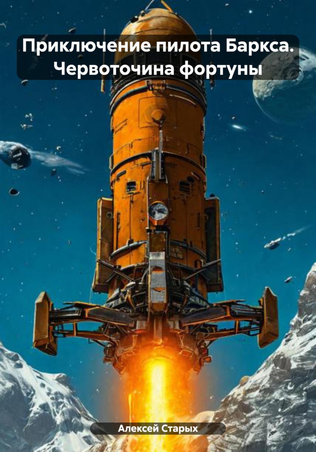 Обложка книги «Приключение пилота Баркса. Червоточина фортуны»