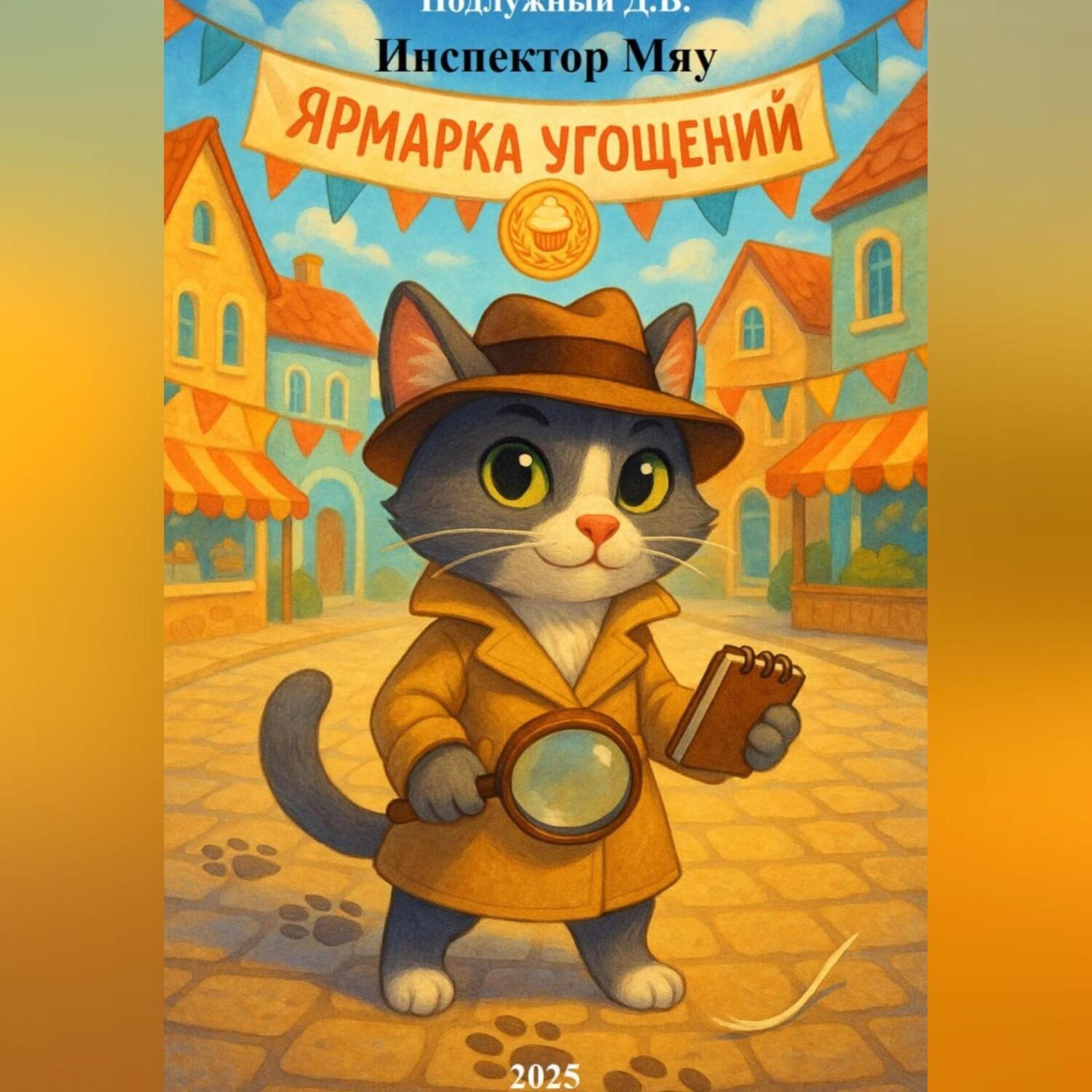 Обложка книги «Инспектор Мяу. Ярмарка угощений»