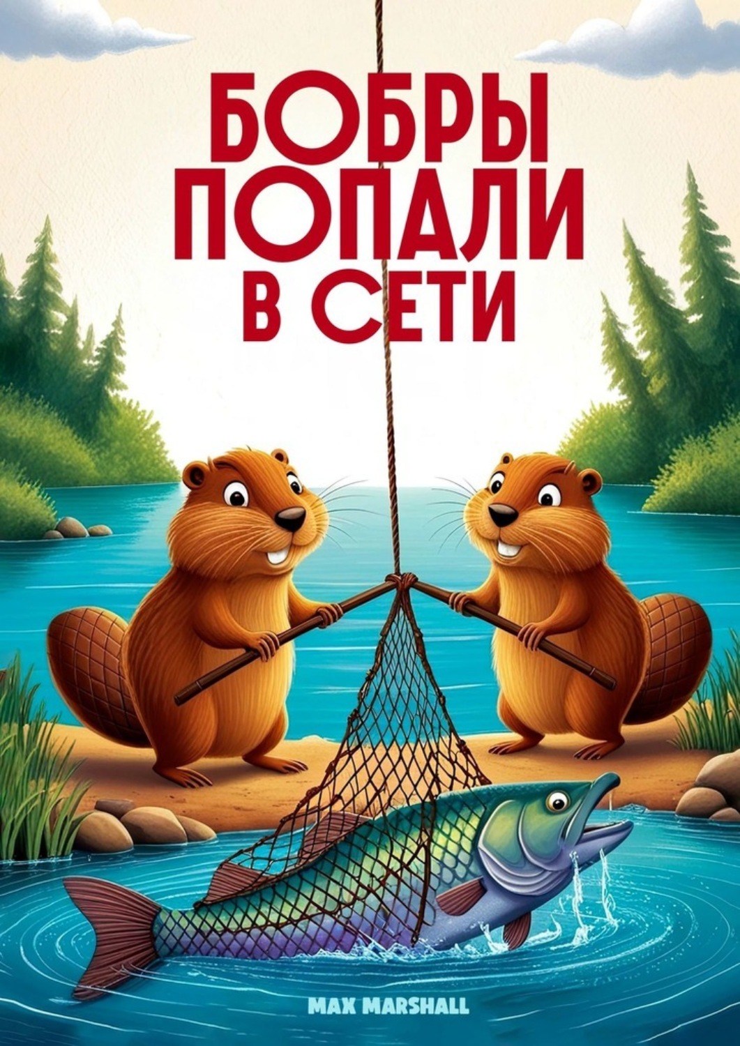 Обложка книги «Бобры попали в сети»