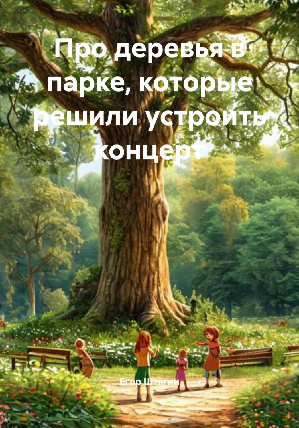 Обложка книги «Про деревья в парке, которые решили устроить концерт»