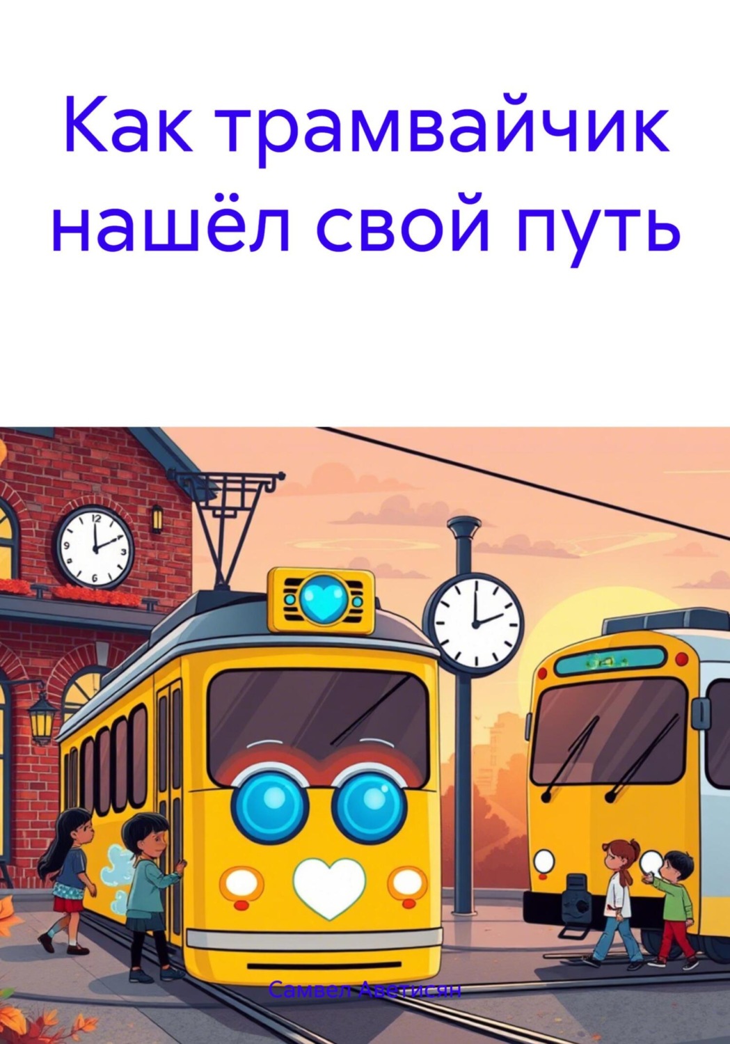 Обложка книги «Как трамвайчик нашёл свой путь»