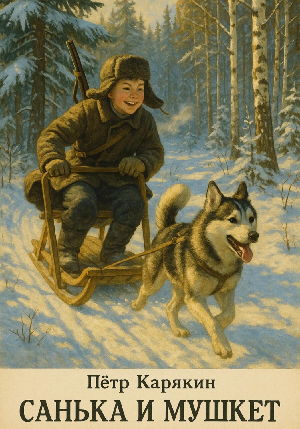 Обложка книги «Санька и Мушкет»