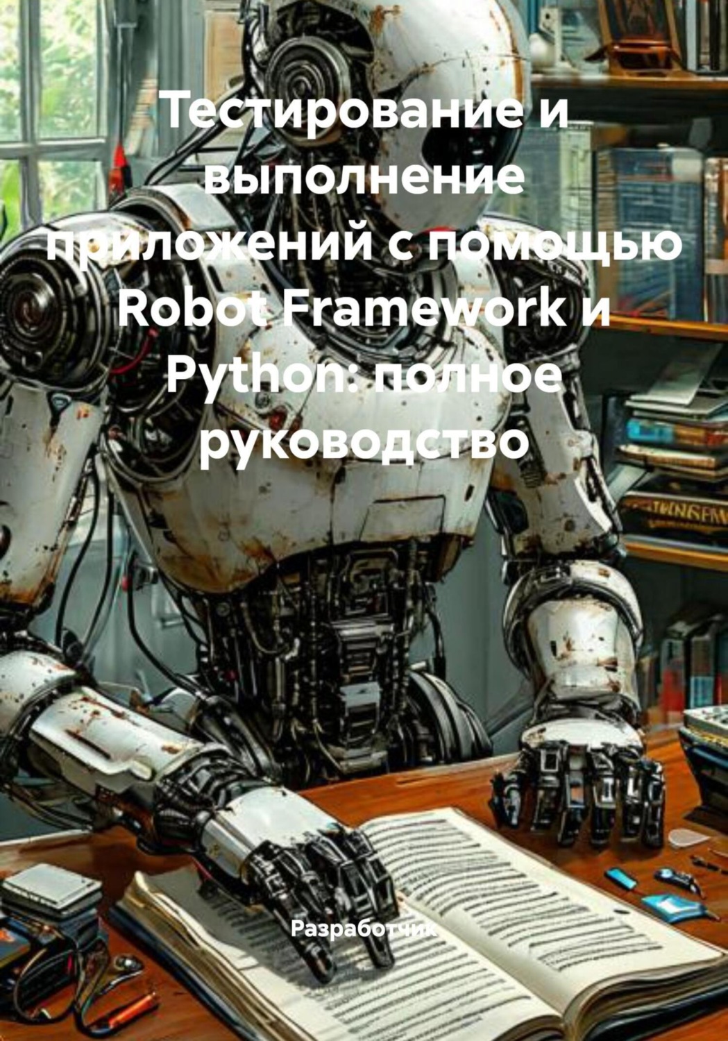 Обложка книги «Тестирование и выполнение приложений с помощью Robot Framework и Python: полное руководство»