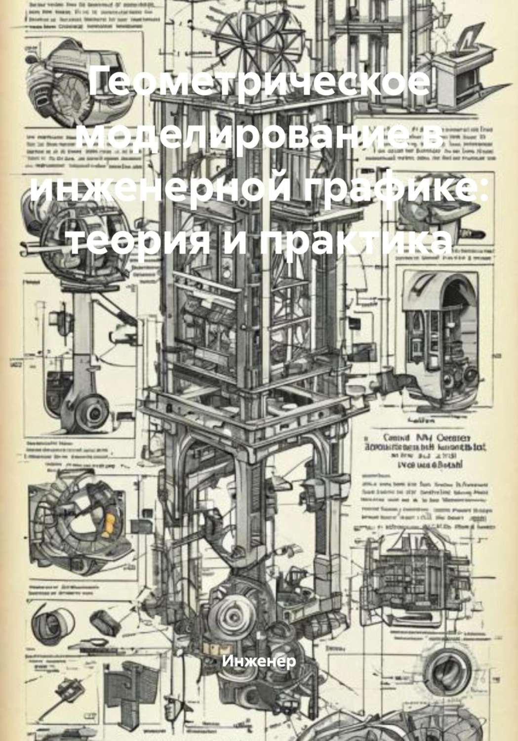 Обложка книги «Геометрическое моделирование в инженерной графике: теория и практика»