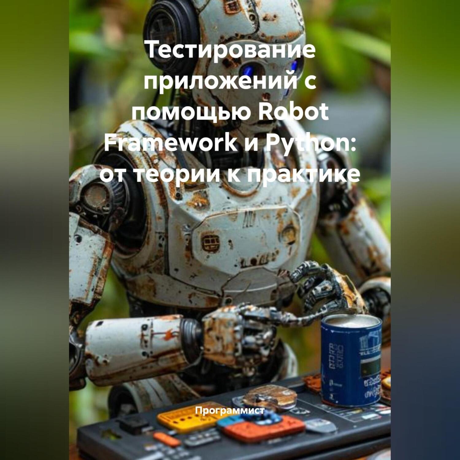Обложка книги «Тестирование приложений с помощью Robot Framework и Python: от теории к практике»