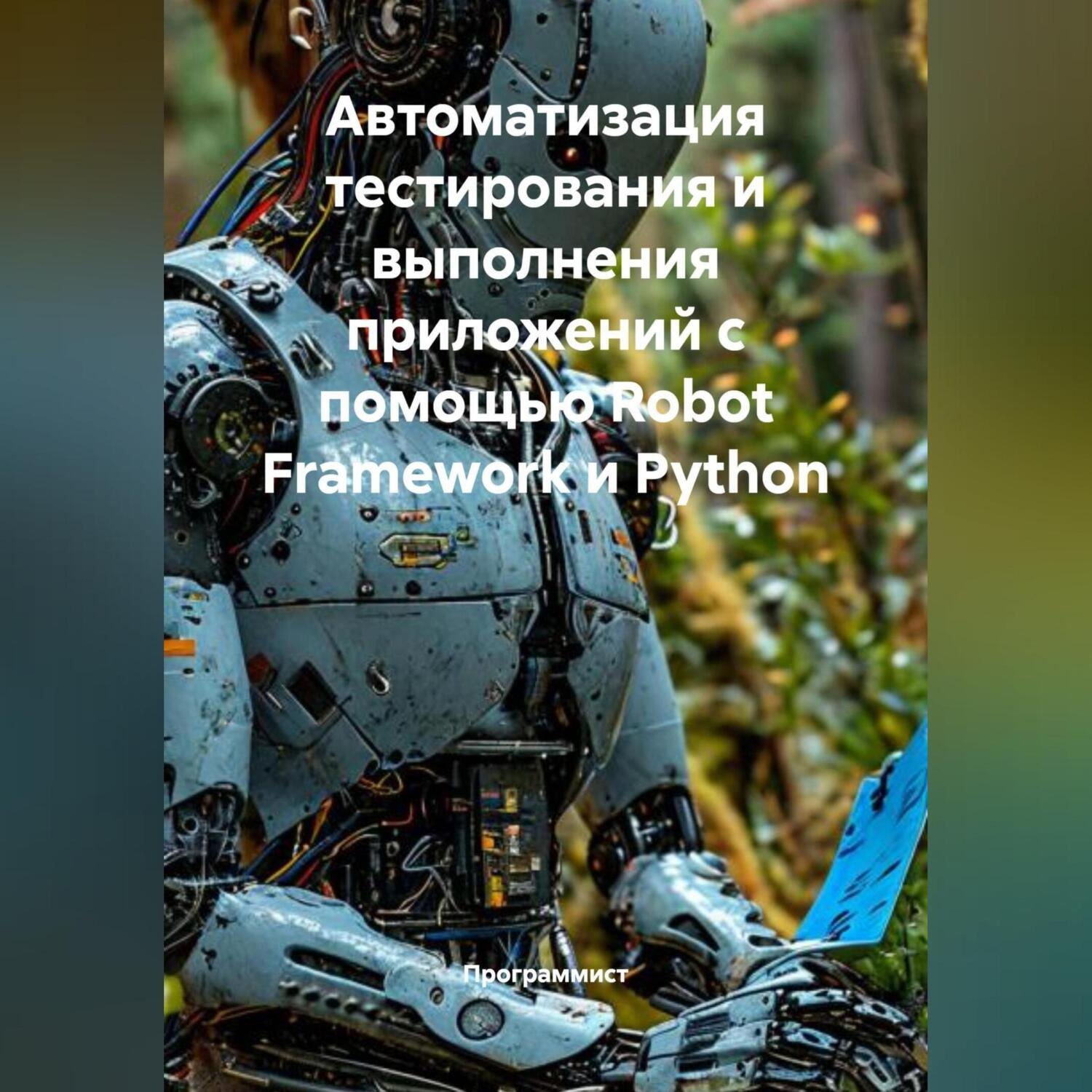 Обложка книги «Автоматизация тестирования и выполнения приложений с помощью Robot Framework и Python»
