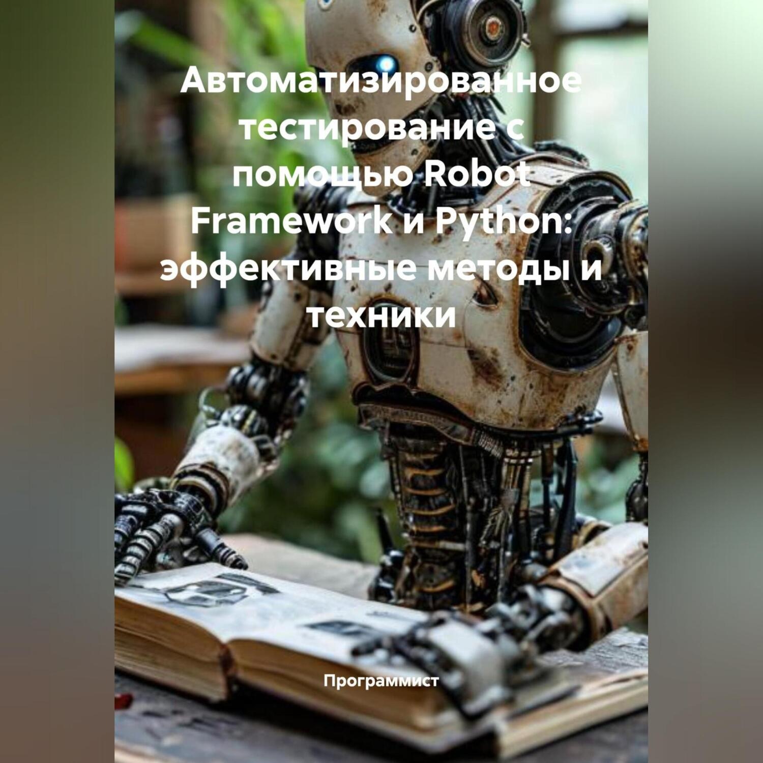 Обложка книги «Автоматизированное тестирование с помощью Robot Framework и Python: эффективные методы и техники»