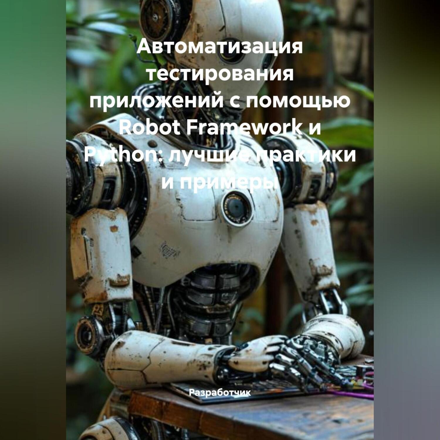 Обложка книги «Автоматизация тестирования приложений с помощью Robot Framework и Python: лучшие практики и примеры»