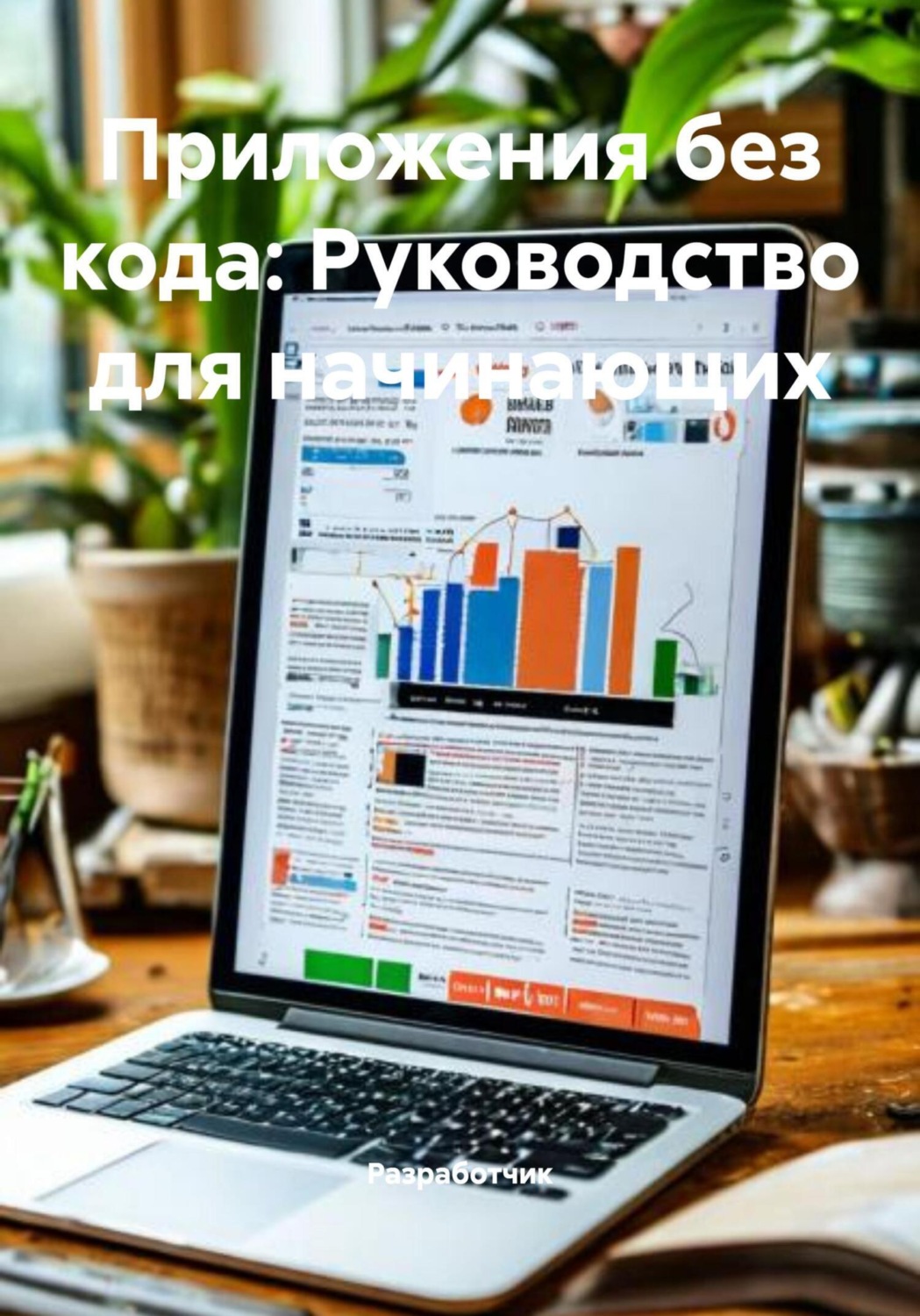 Обложка книги «Приложения без кода: Руководство для начинающих»