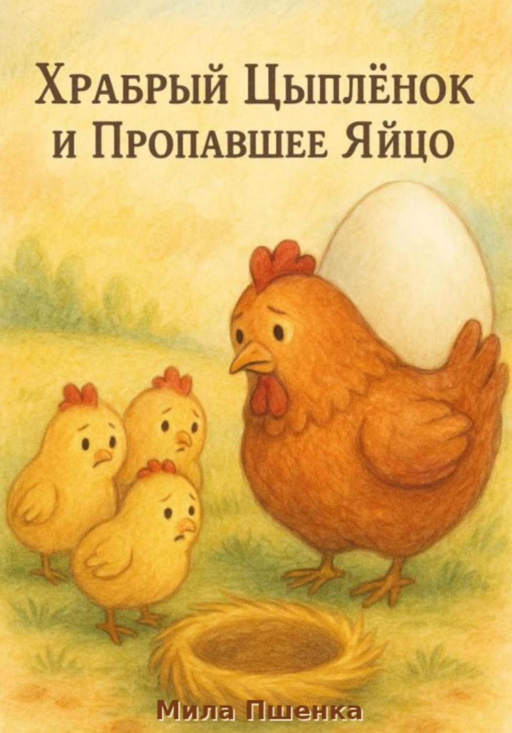 Обложка книги «Храбрый цыпленок и пропавшее яйцо»