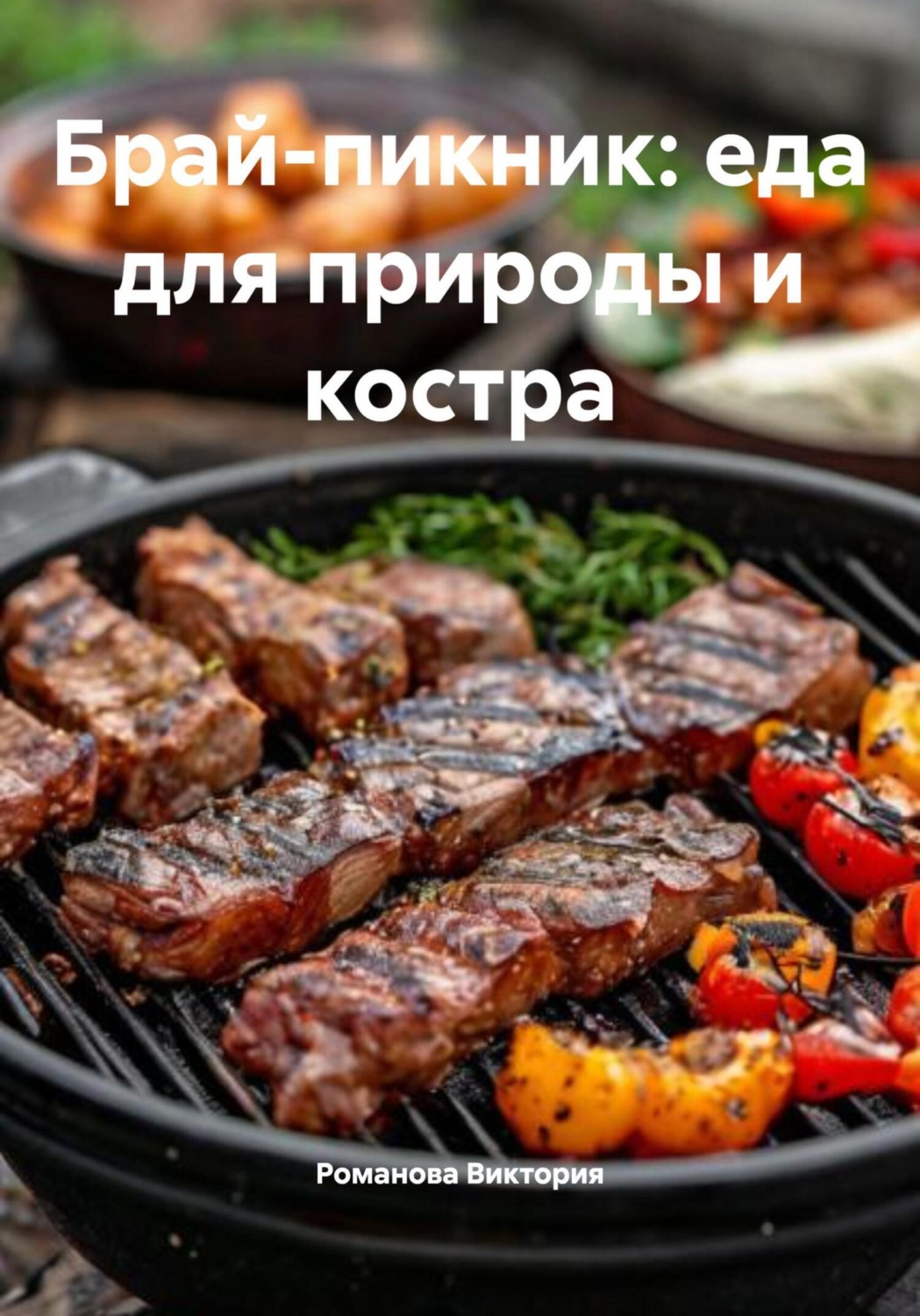 Обложка книги «Брай-пикник: еда для природы и костра»