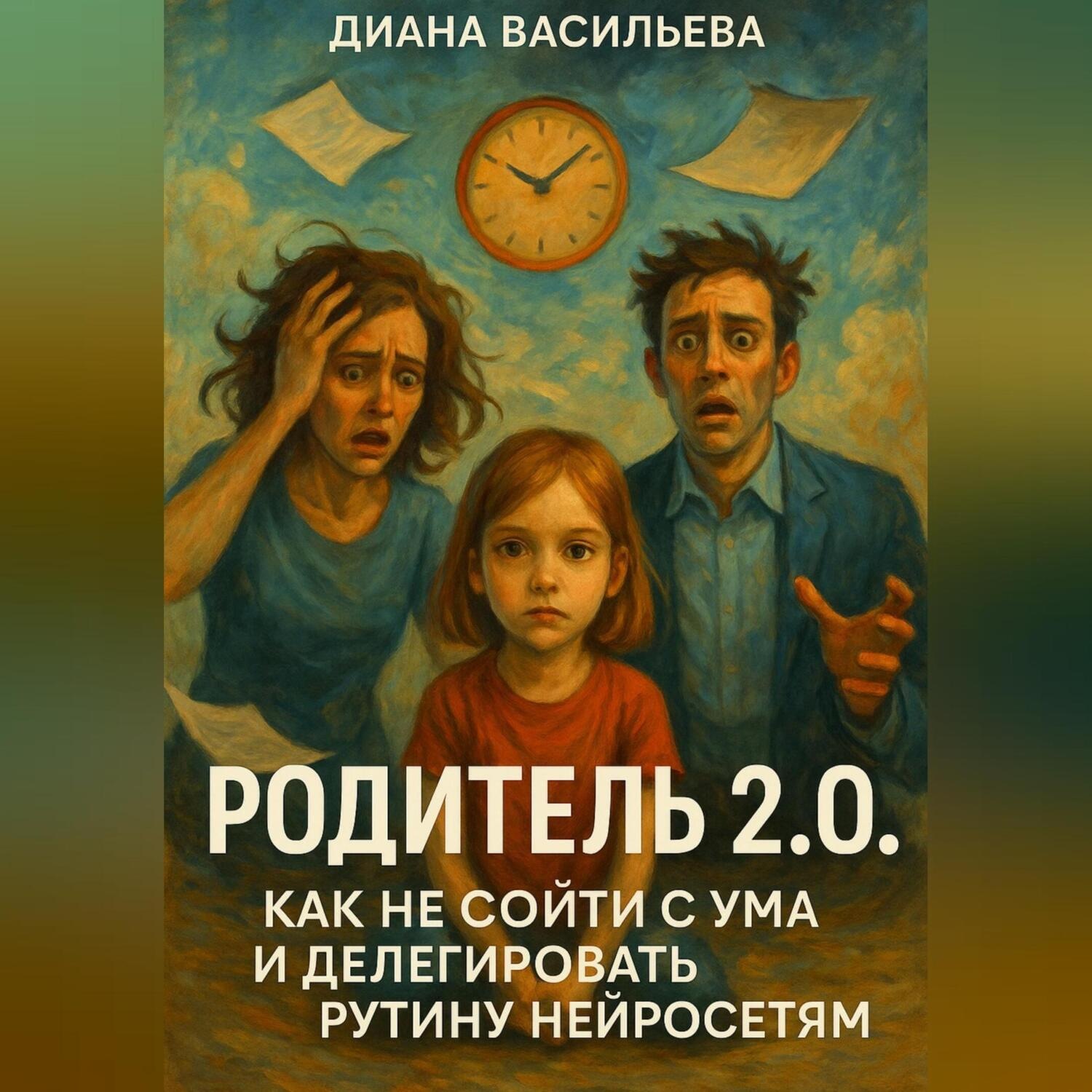 Обложка книги «Родитель 2.0. Как не сойти с ума и делегировать рутину нейросетям»