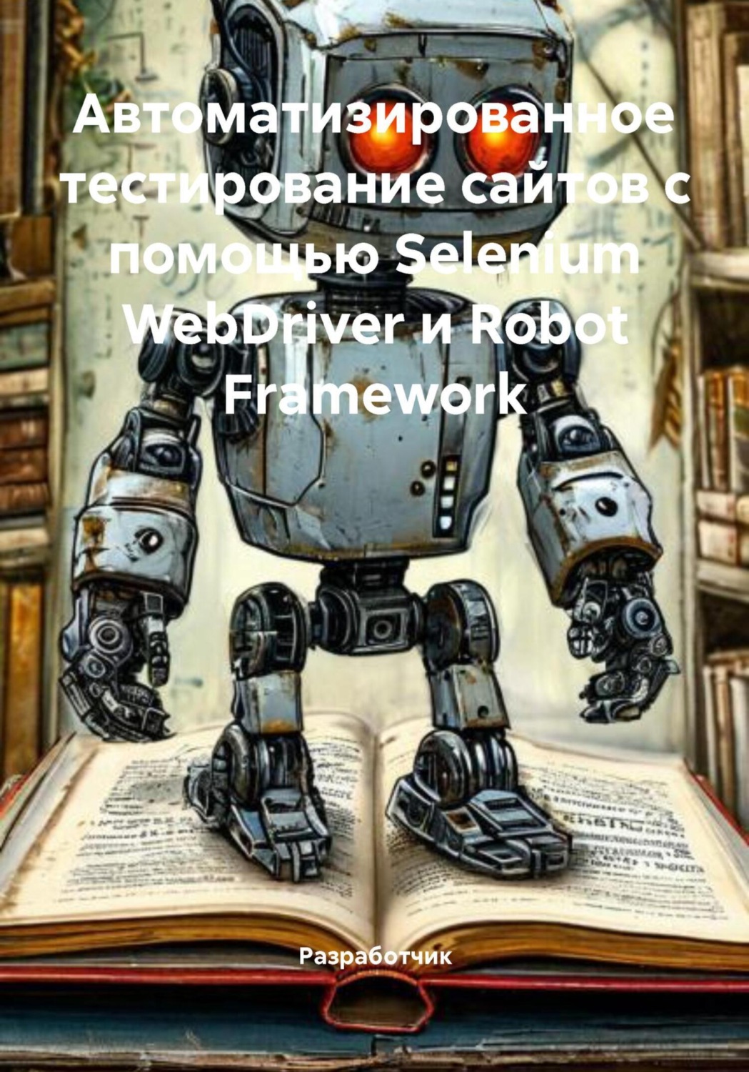 Обложка книги «Автоматизированное тестирование сайтов с помощью Selenium WebDriver и Robot Framework»