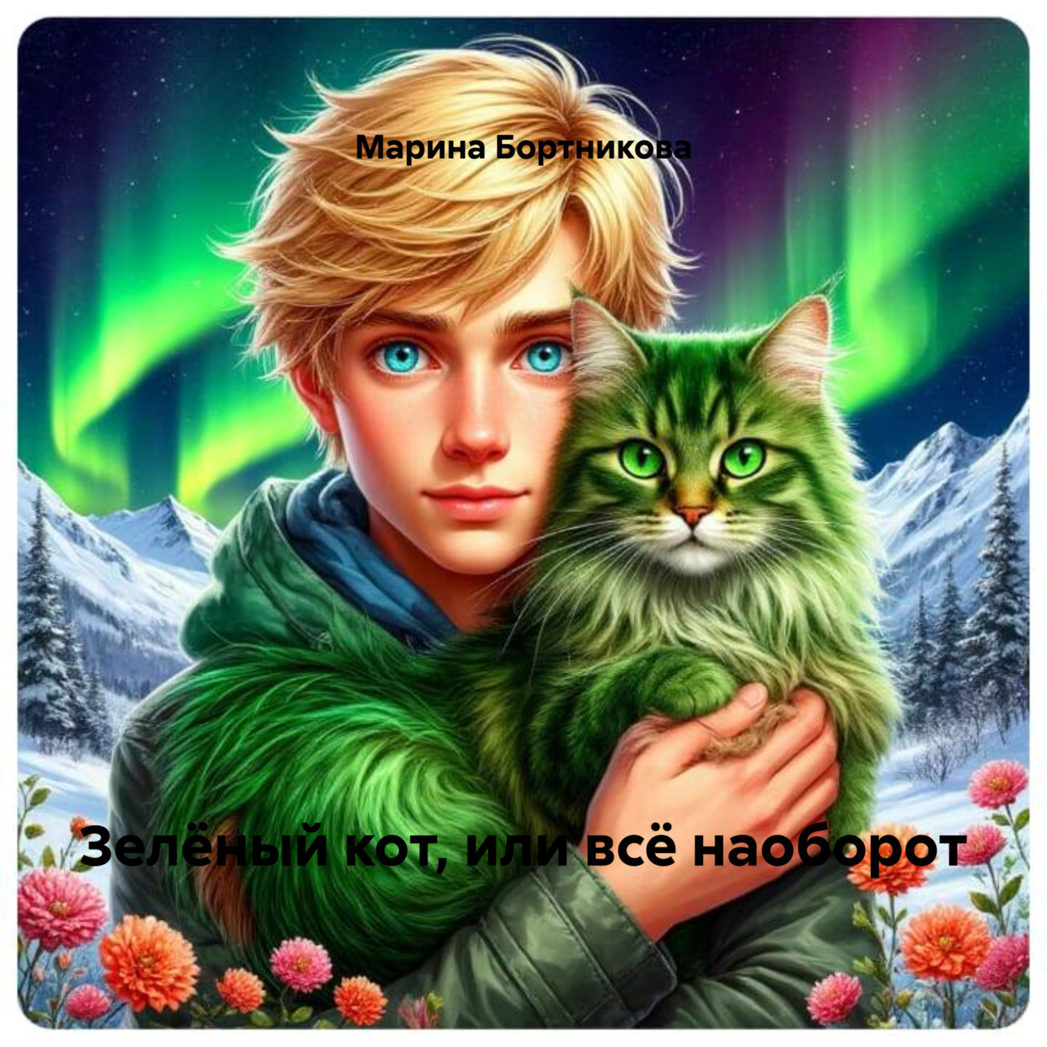 Обложка книги «Зелёный кот, или всё наоборот»