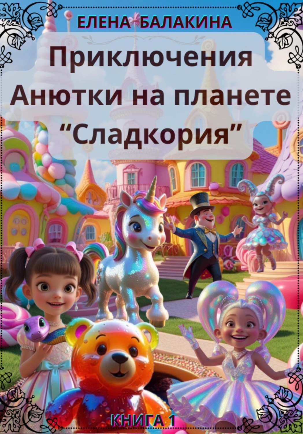 Обложка книги «"Приключения Анютки на планете «Сладкория»»