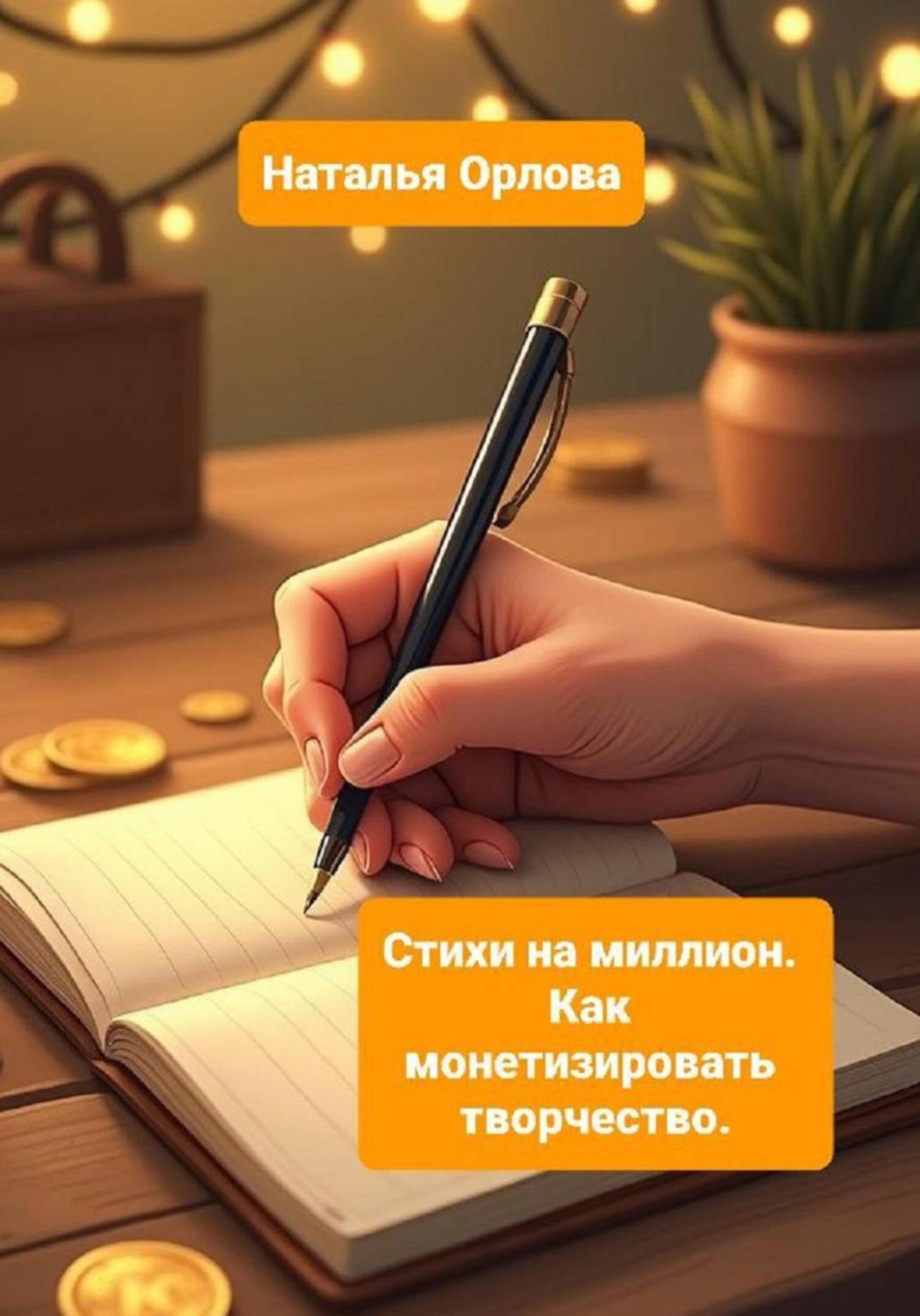 Обложка книги «Стихи на миллион. Как монетизировать творчество»