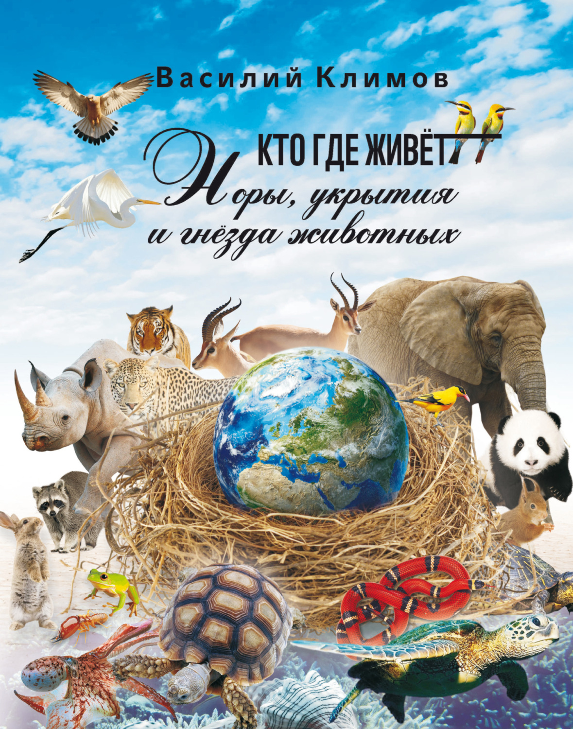 Обложка книги «Кто, где живет. Норы, укрытия и гнёзда животных»