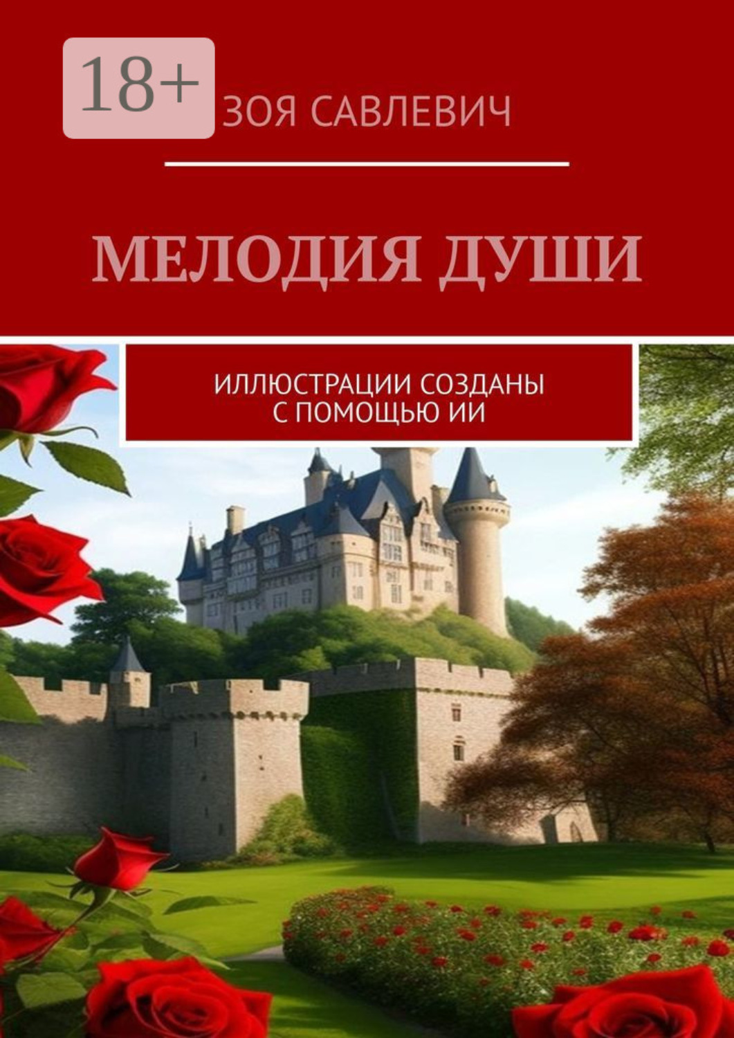 Обложка книги «Мелодия души. Иллюстрации созданы с помощью ИИ»