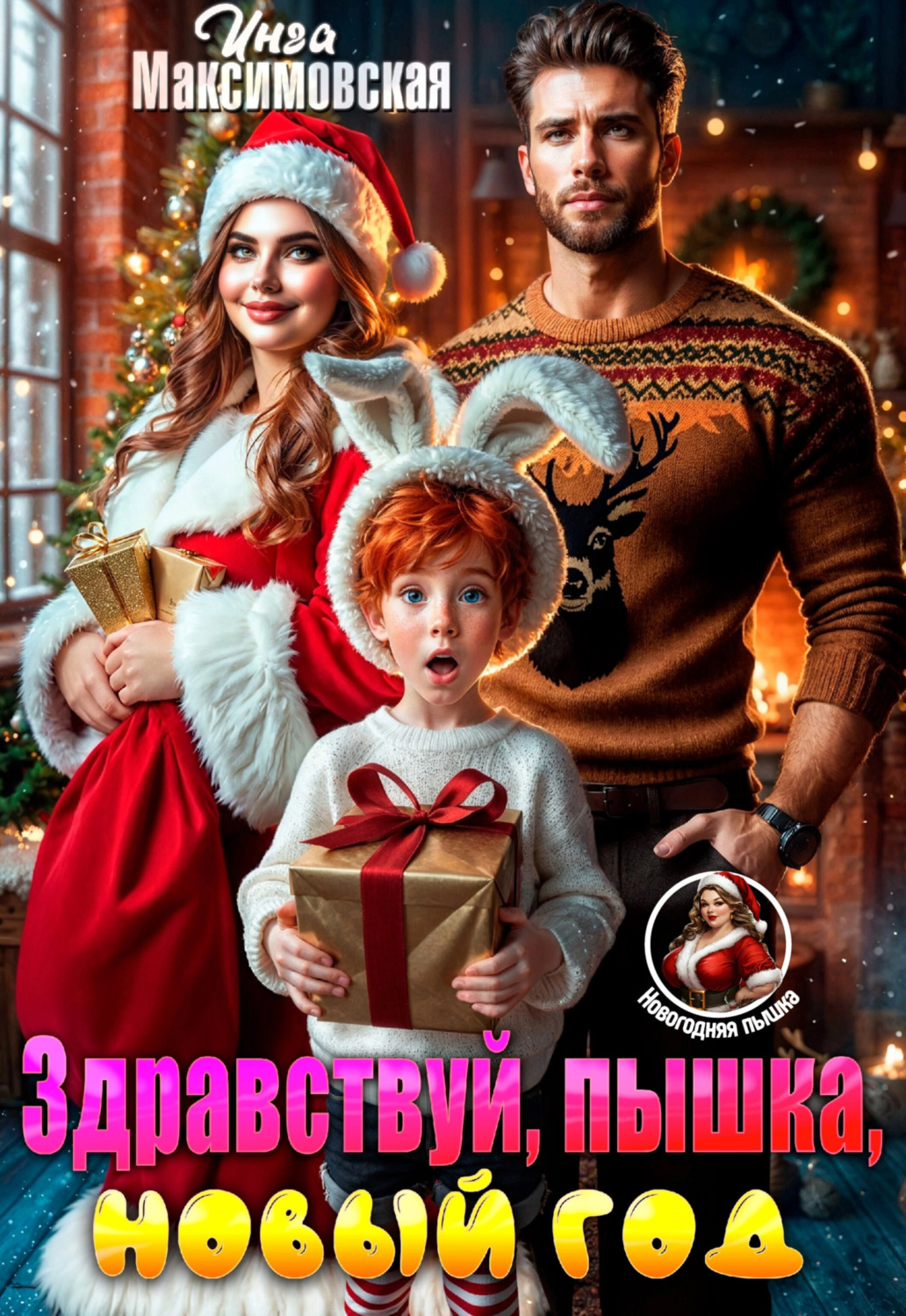 Обложка книги «Здравствуй, пышка, новый год!»