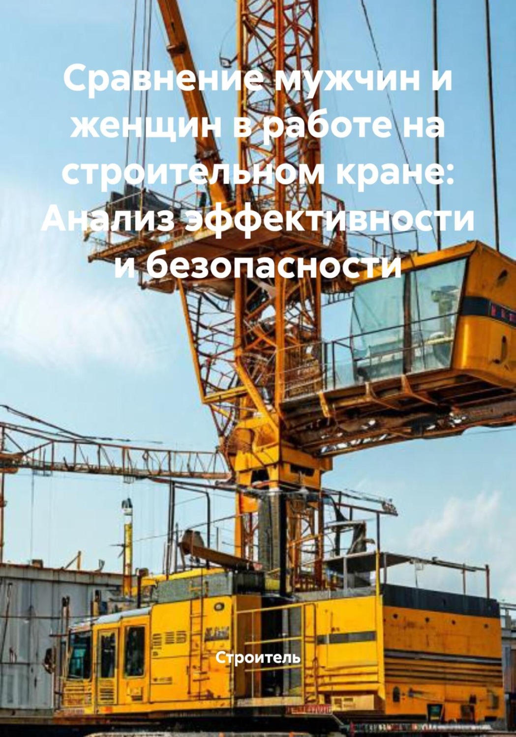 Обложка книги «Сравнение мужчин и женщин в работе на строительном кране: Анализ эффективности и безопасности»
