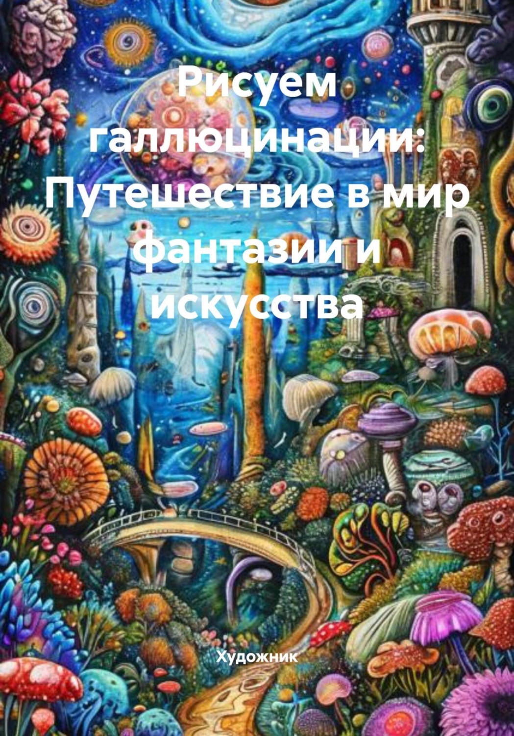 Обложка книги «Рисуем галлюцинации: Путешествие в мир фантазии и искусства»