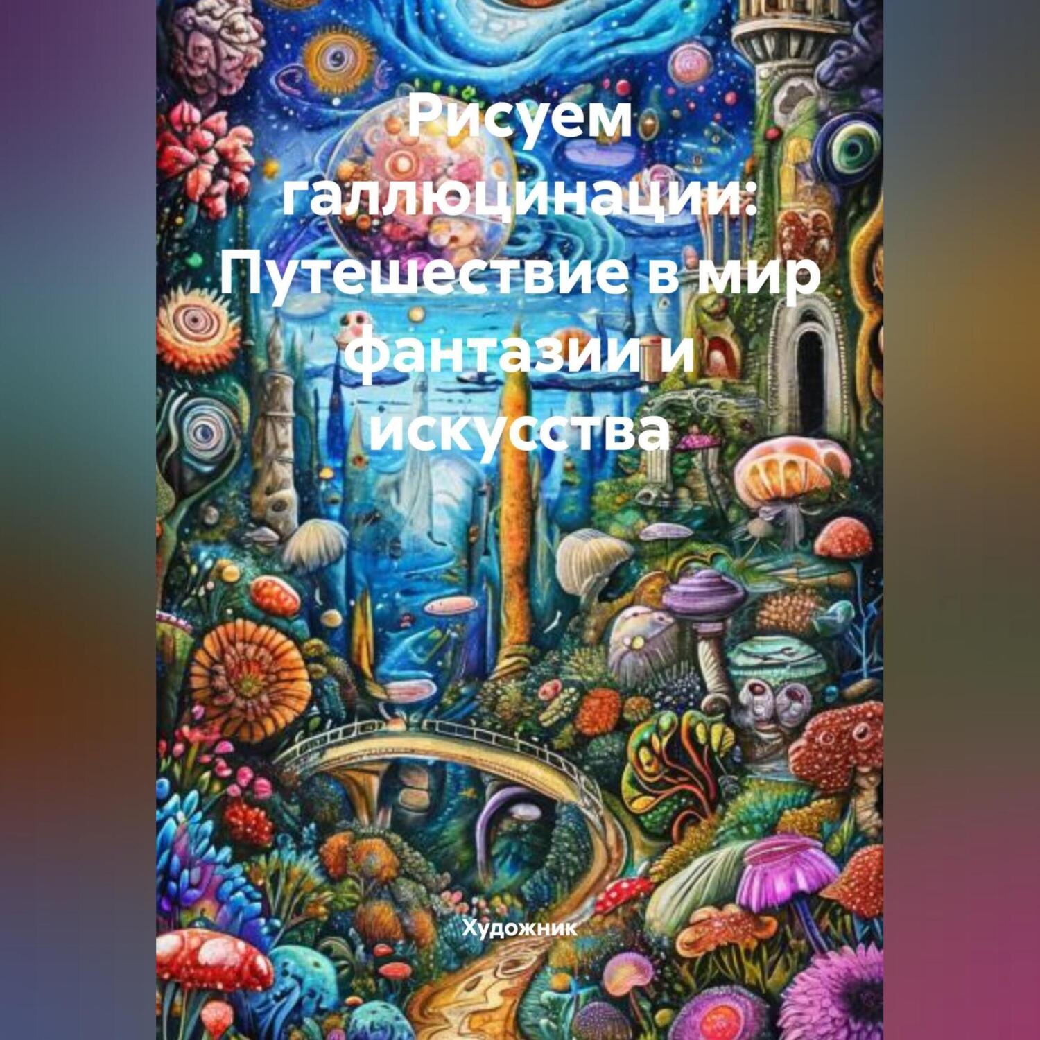 Обложка книги «Рисуем галлюцинации: Путешествие в мир фантазии и искусства»