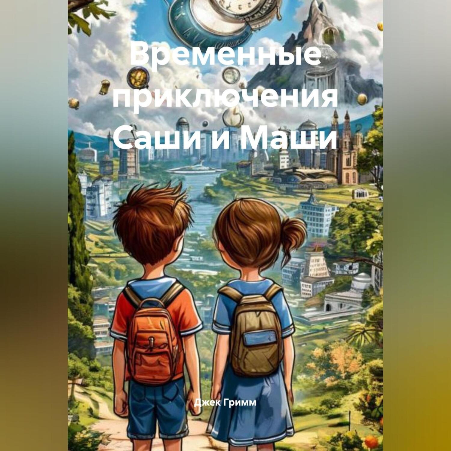 Обложка книги «Временные приключения Саши и Маши»