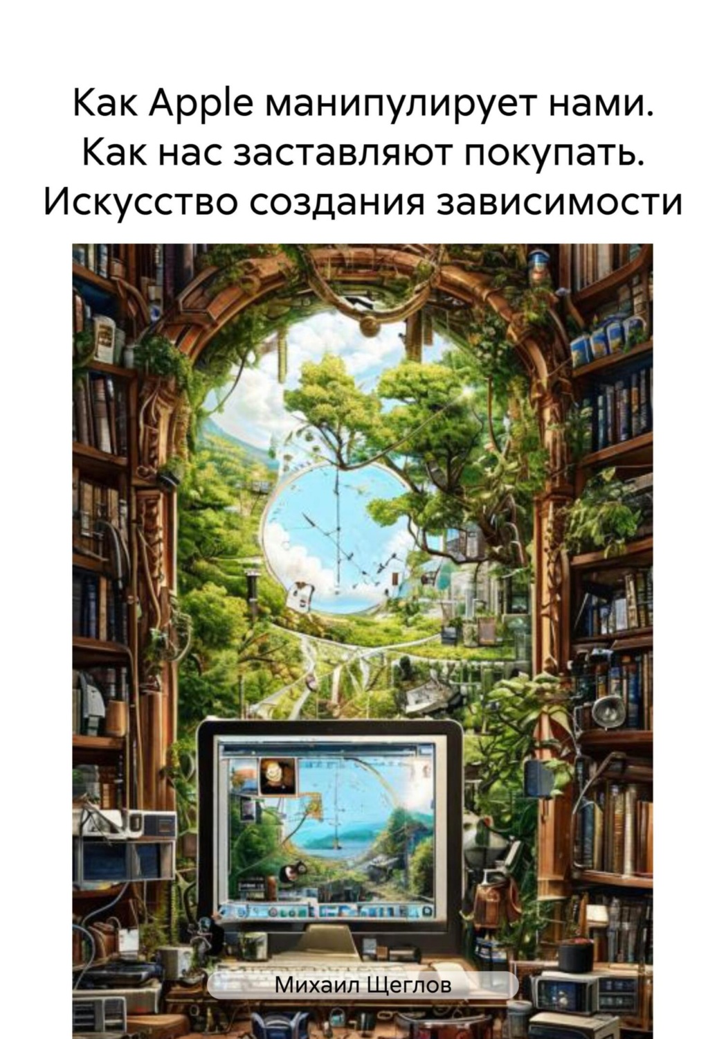 Обложка книги «Как Apple манипулирует нами. Как нас заставляют покупать. Искусство создания зависимости»