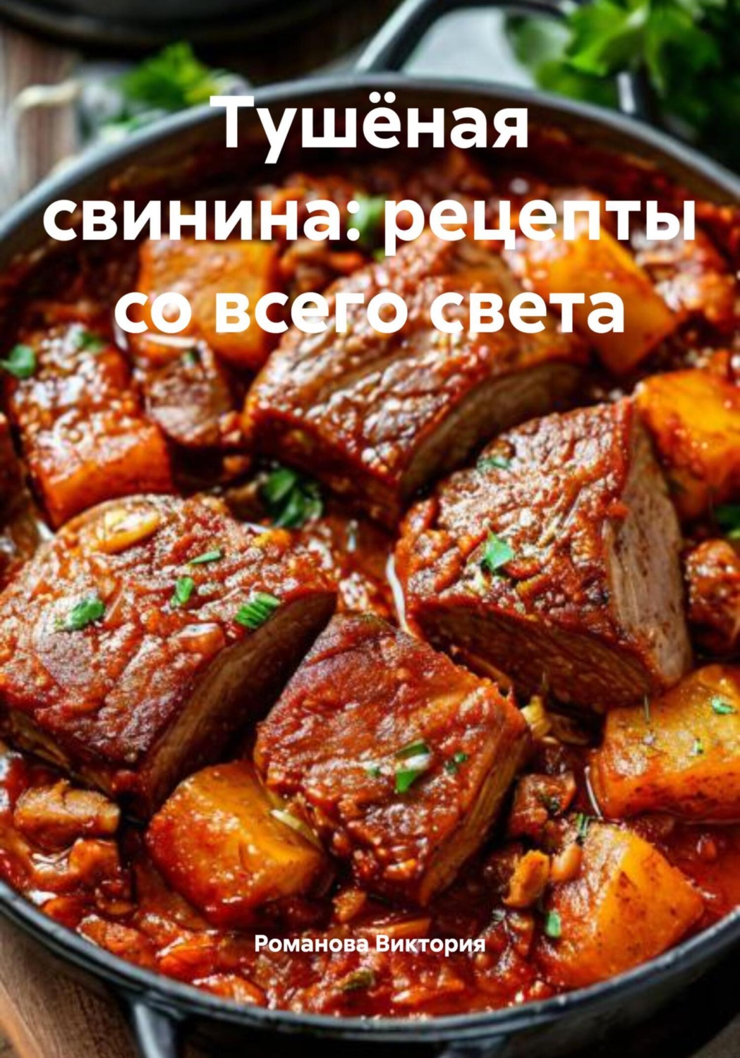 Обложка книги «Тушёная свинина: рецепты со всего света»