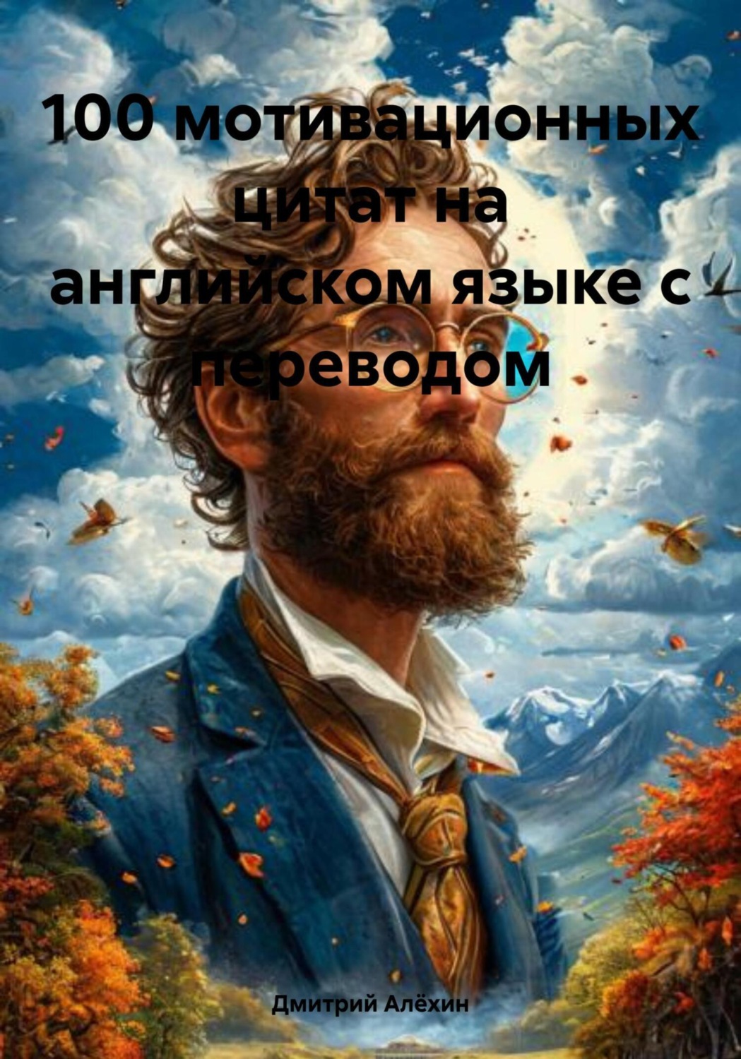 Обложка книги «100 мотивационных цитат на английском языке с переводом»