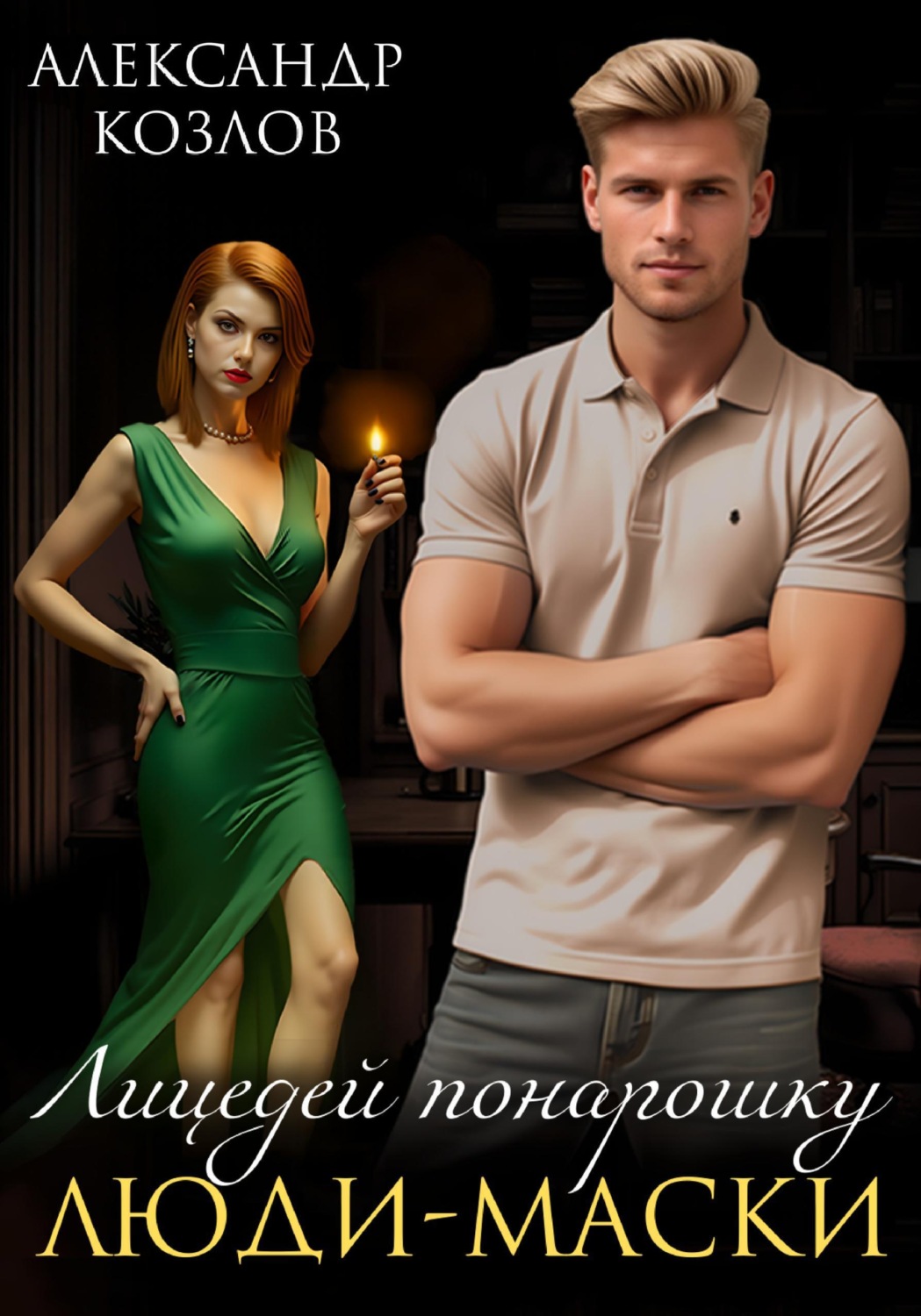 Обложка книги «Лицедей понарошку. Люди-маски»