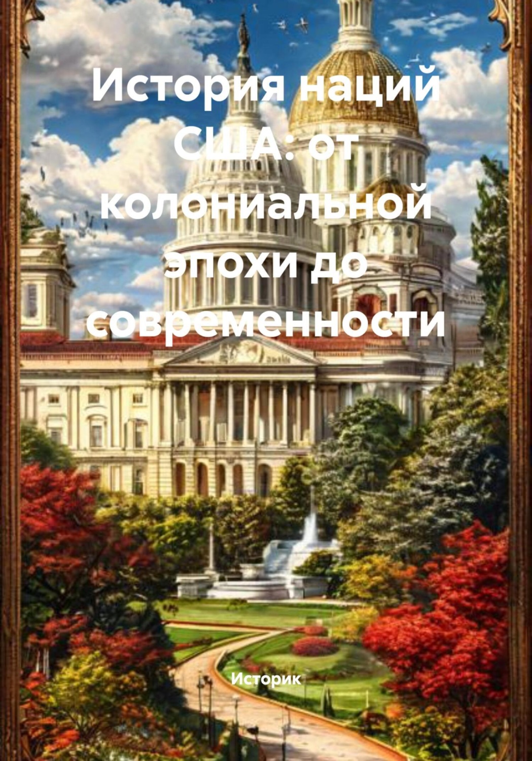 Обложка книги «История наций США: от колониальной эпохи до современности»