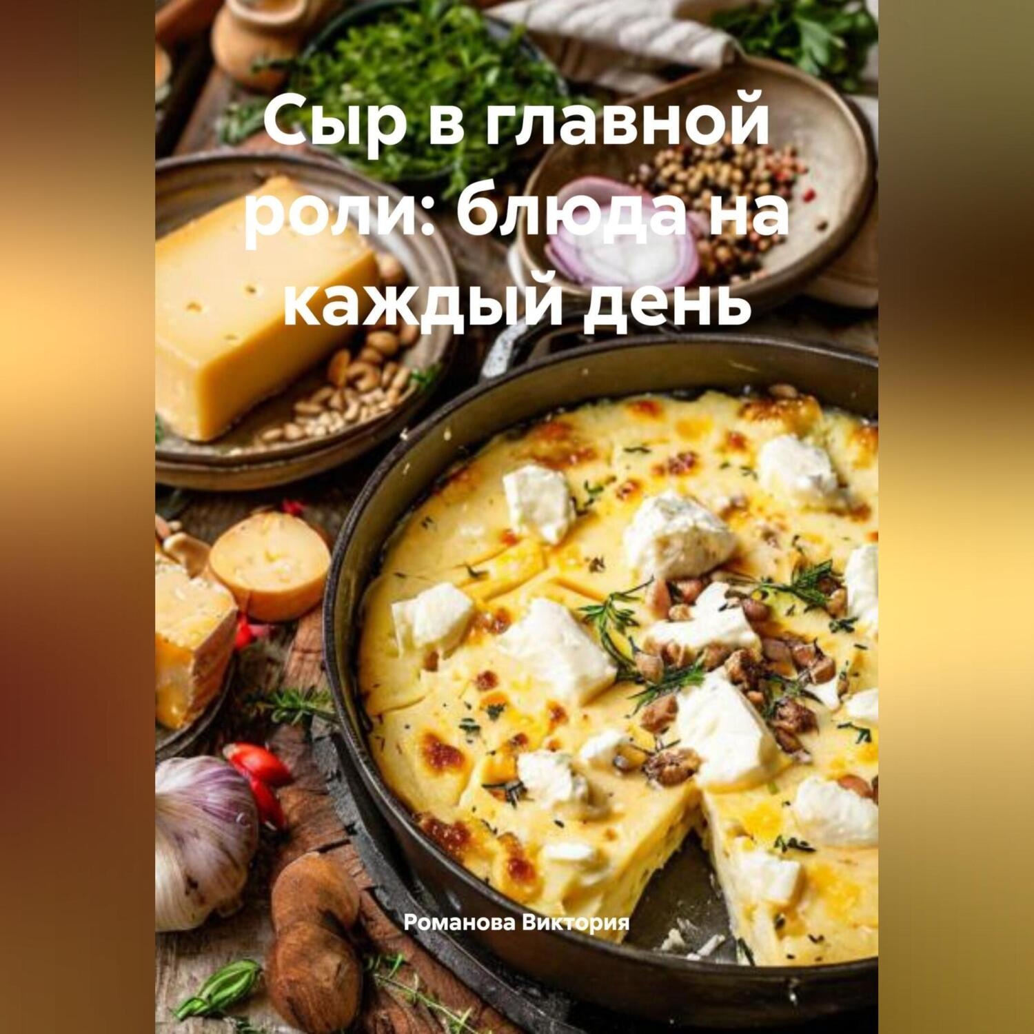 Обложка книги «Сыр в главной роли: блюда на каждый день»
