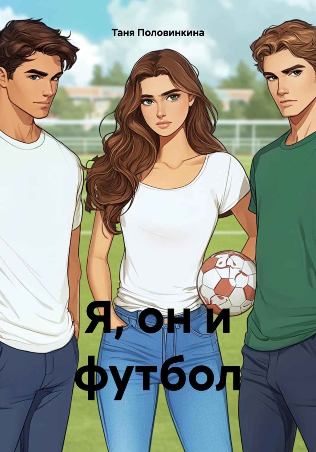 Обложка книги «Я, он и футбол»