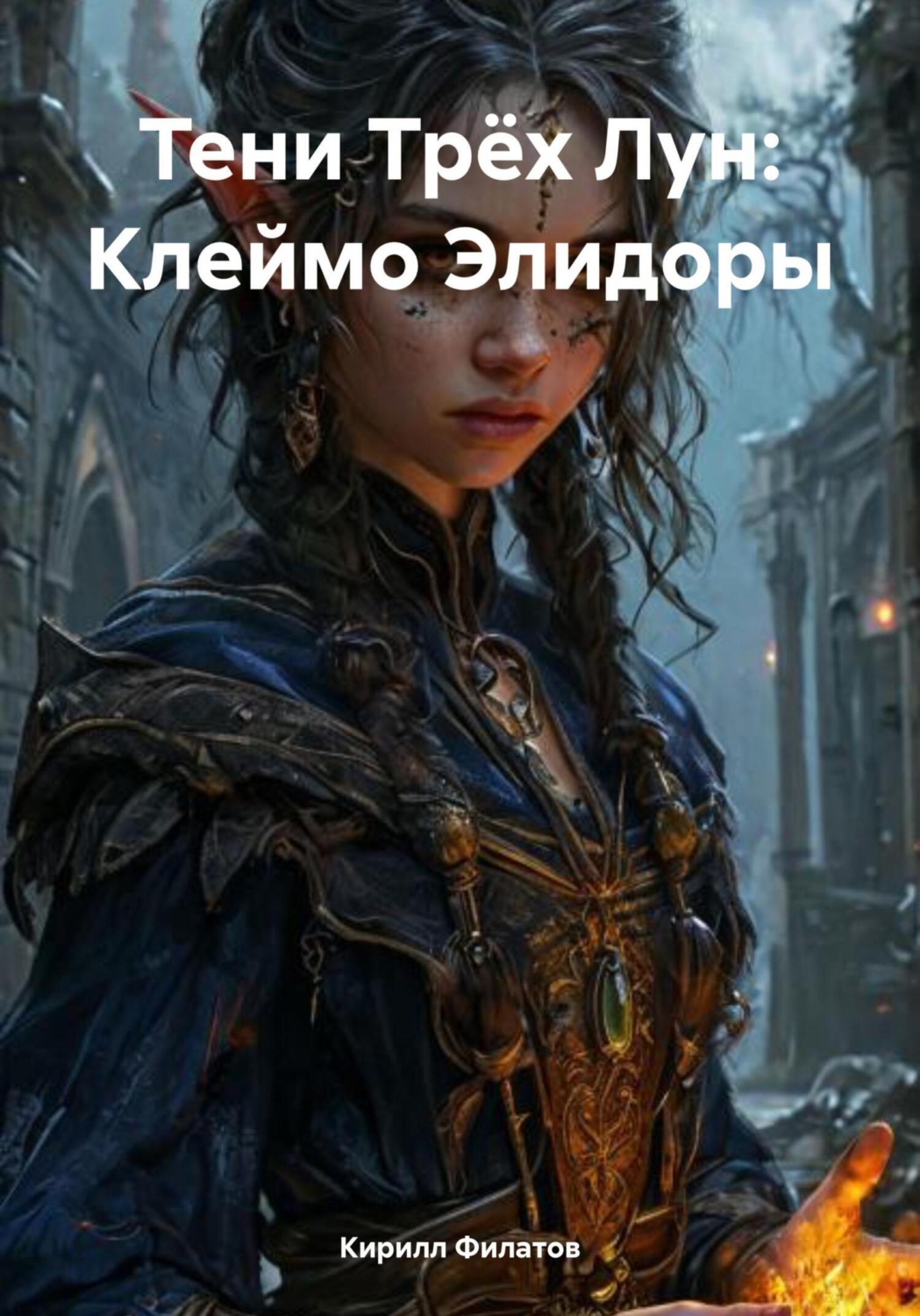 Обложка книги «Тени Трёх Лун: Клеймо Элидоры»