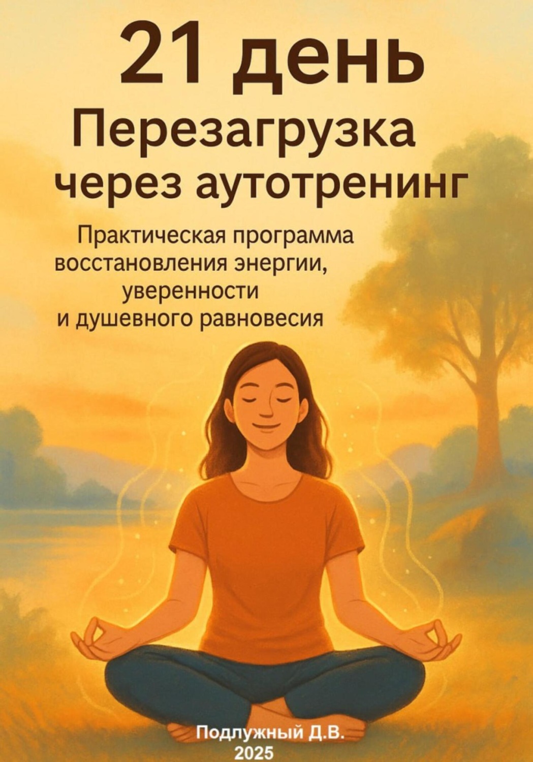 Обложка книги «21 день. Перезагрузка через аутотренинг. Практическая программа восстановления энергии, уверенности и душевного равновесия»