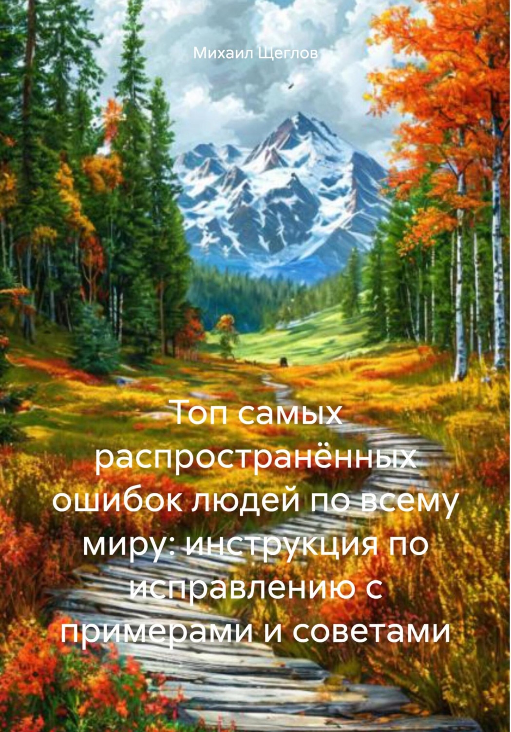 Обложка книги «Топ самых распространённых ошибок людей по всему миру: инструкция по исправлению с примерами и советами»