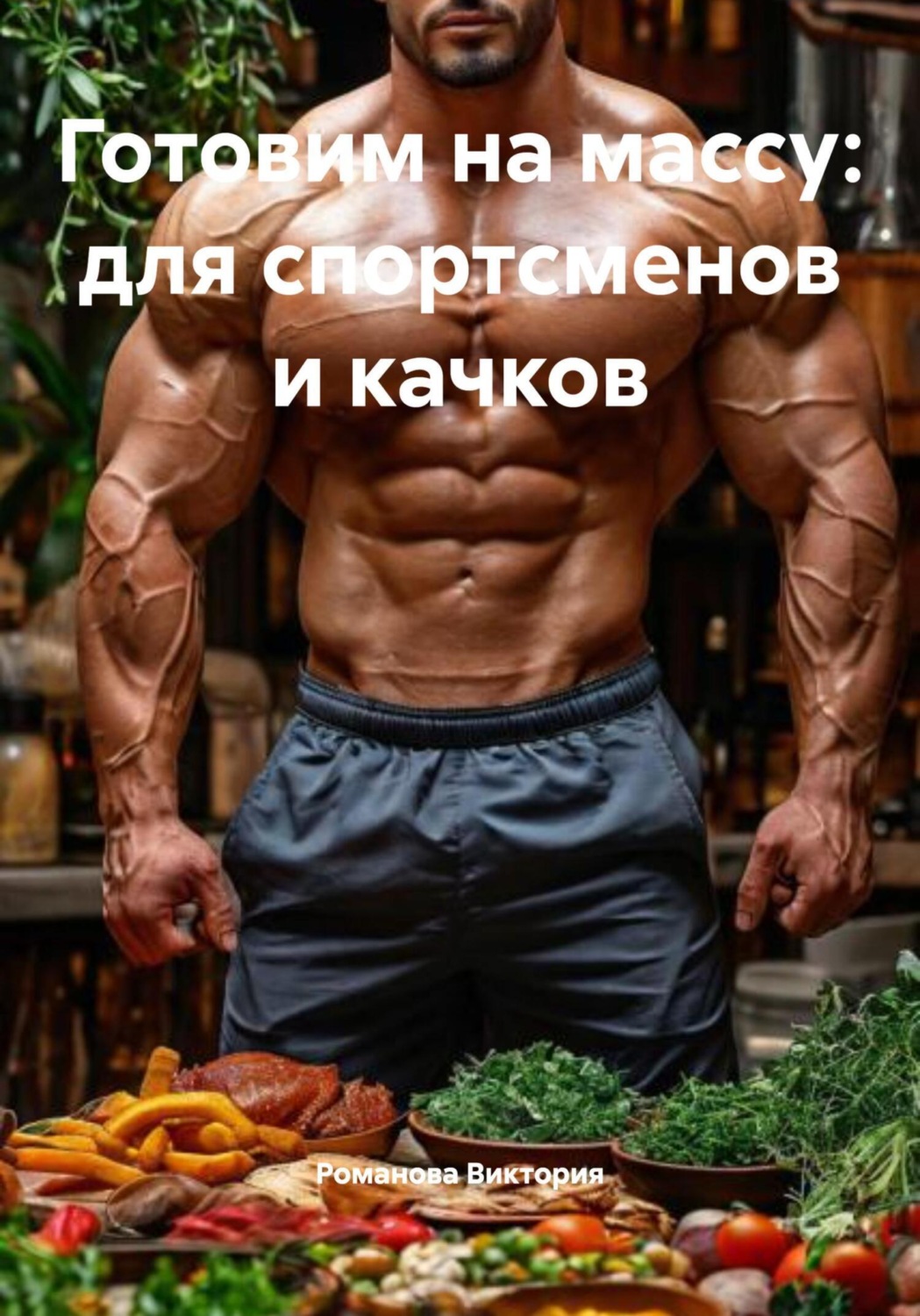 Обложка книги «Готовим на массу: для спортсменов и качков»