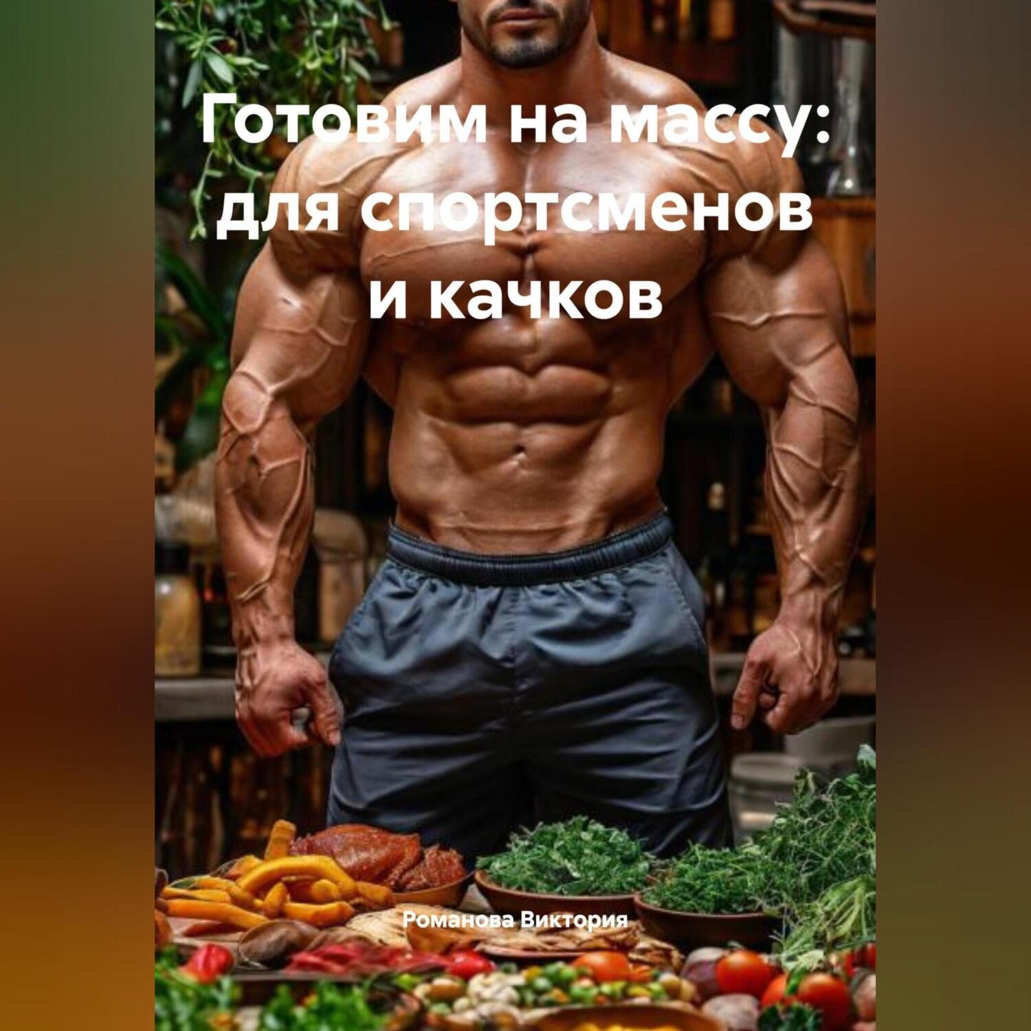 Обложка книги «Готовим на массу: для спортсменов и качков»