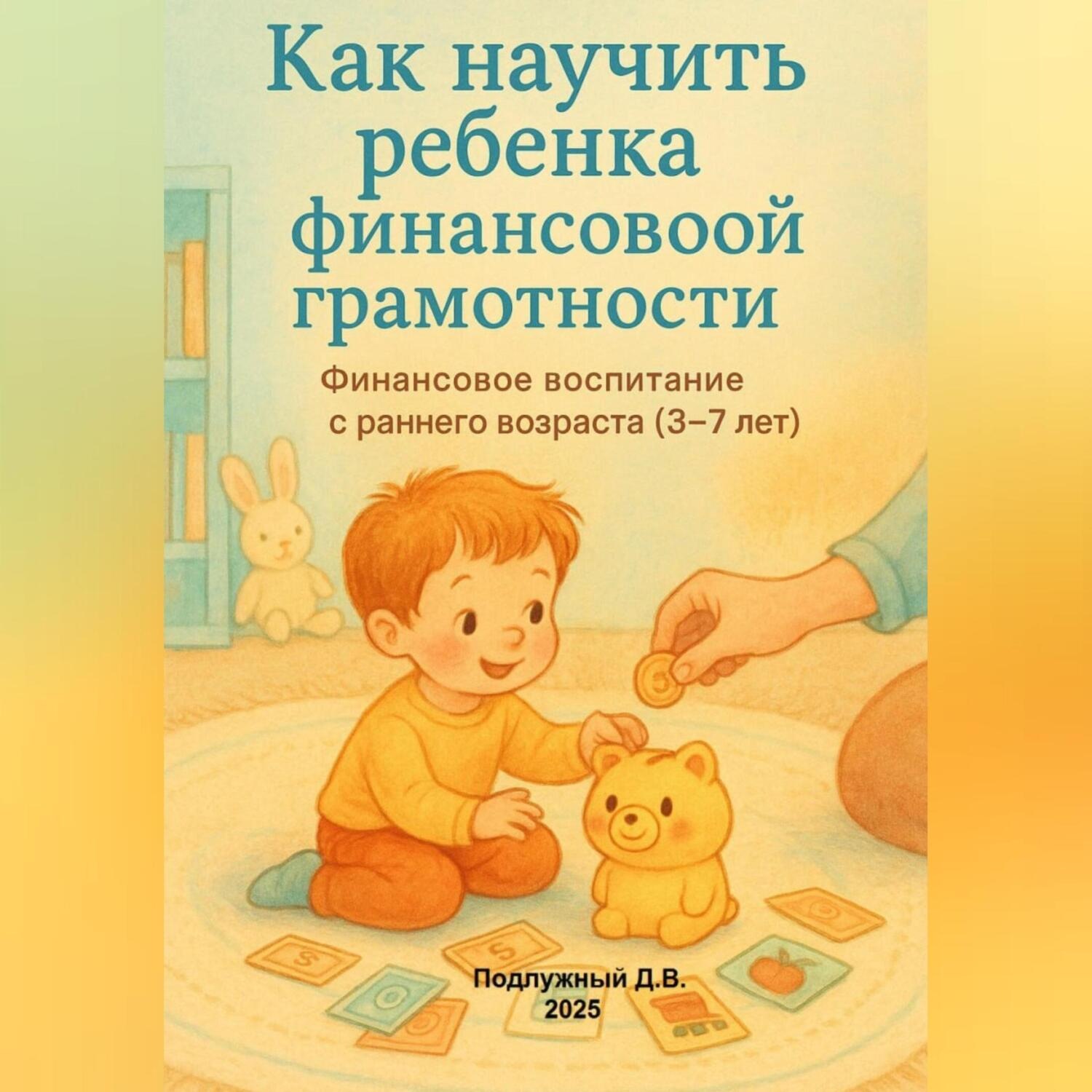 Обложка книги «Как научить ребенка финансовой грамотности. Финансовое воспитание с раннего возраста (3-7 лет)»