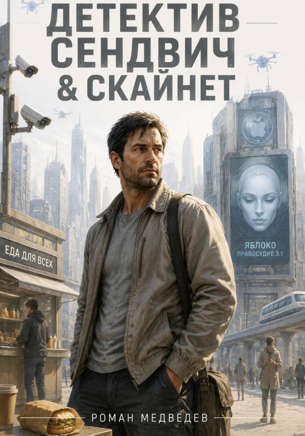 Обложка книги «Детектив Сэндвич vs Скайнет»