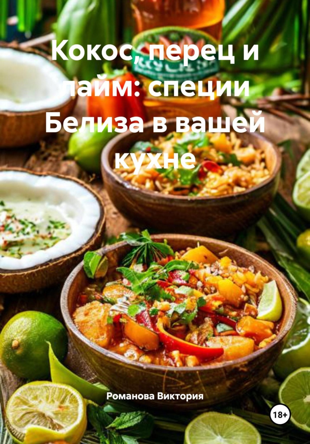 Обложка книги «Кокос, перец и лайм: специи Белиза в вашей кухне»