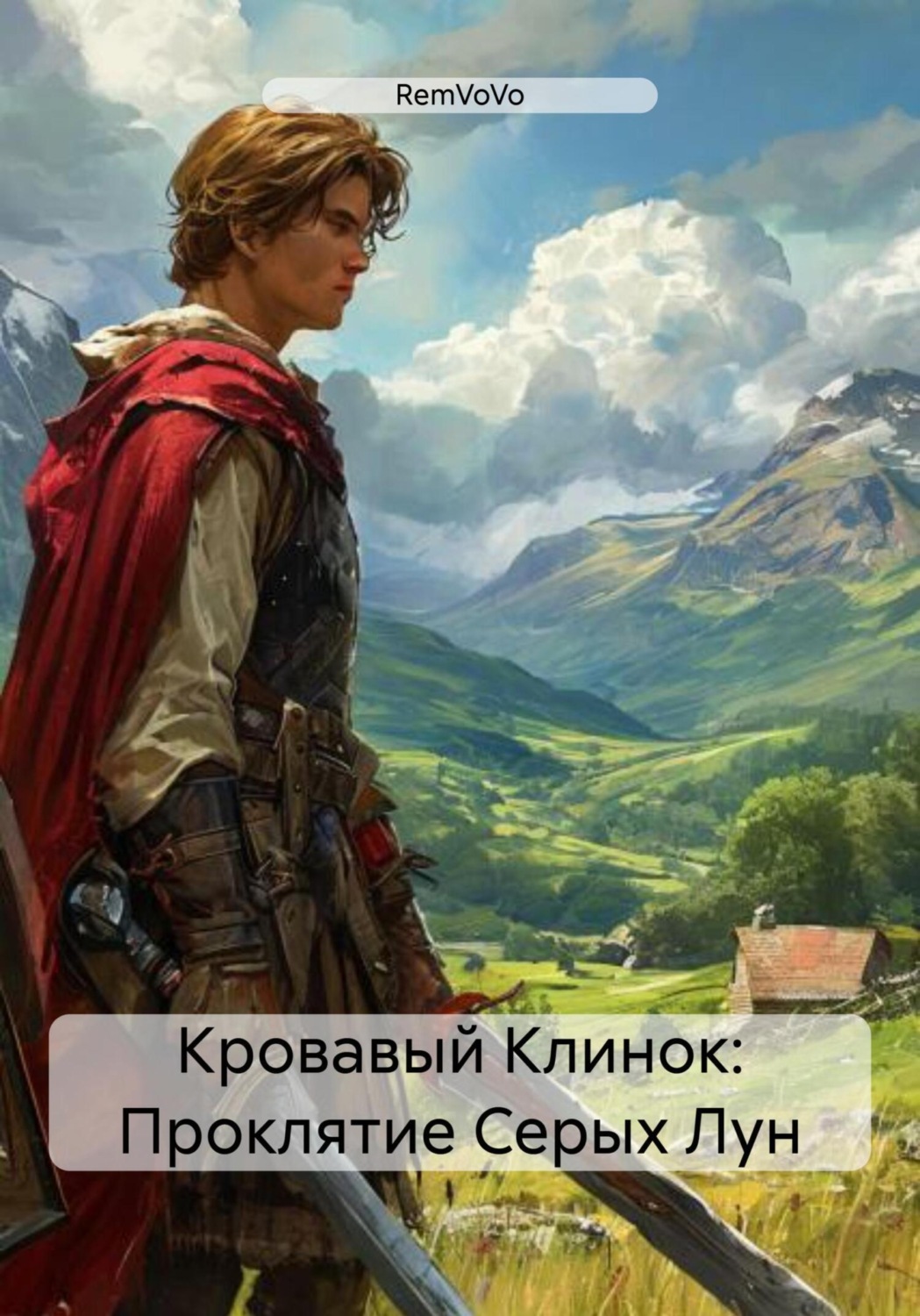 Обложка книги «Кровавый Клинок: Проклятие Серых Лун»