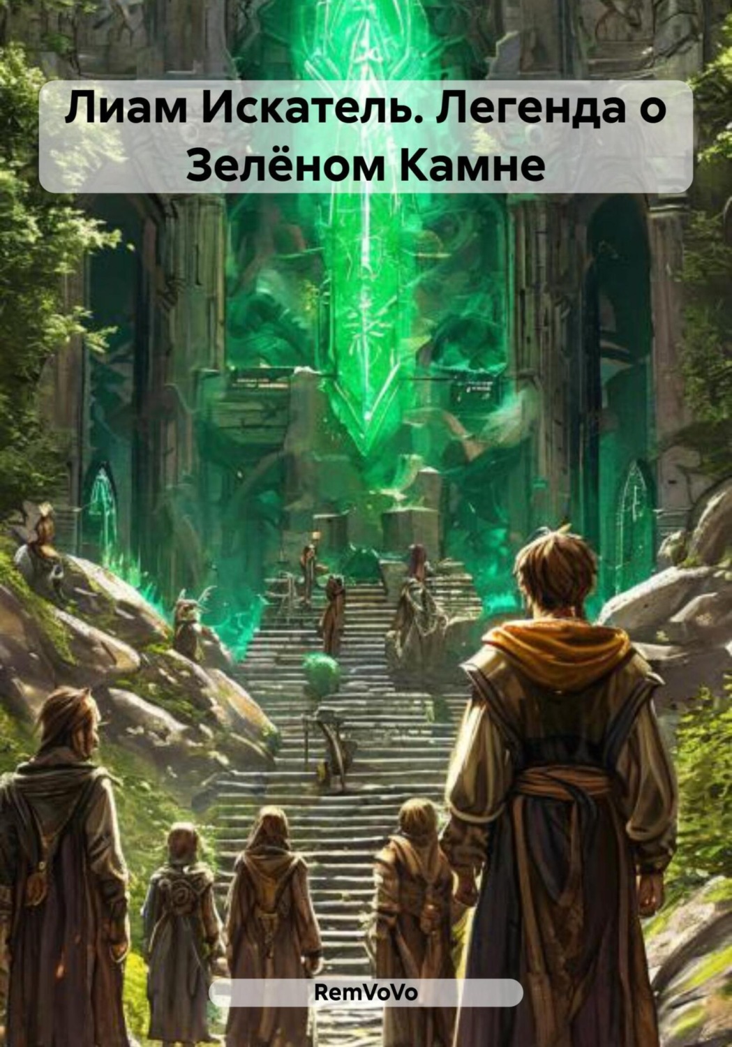 Обложка книги «Лиам Искатель. Легенда о Зелёном Камне»
