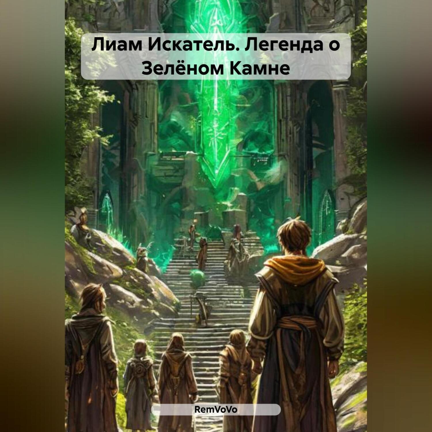 Обложка книги «Лиам Искатель. Легенда о Зелёном Камне»